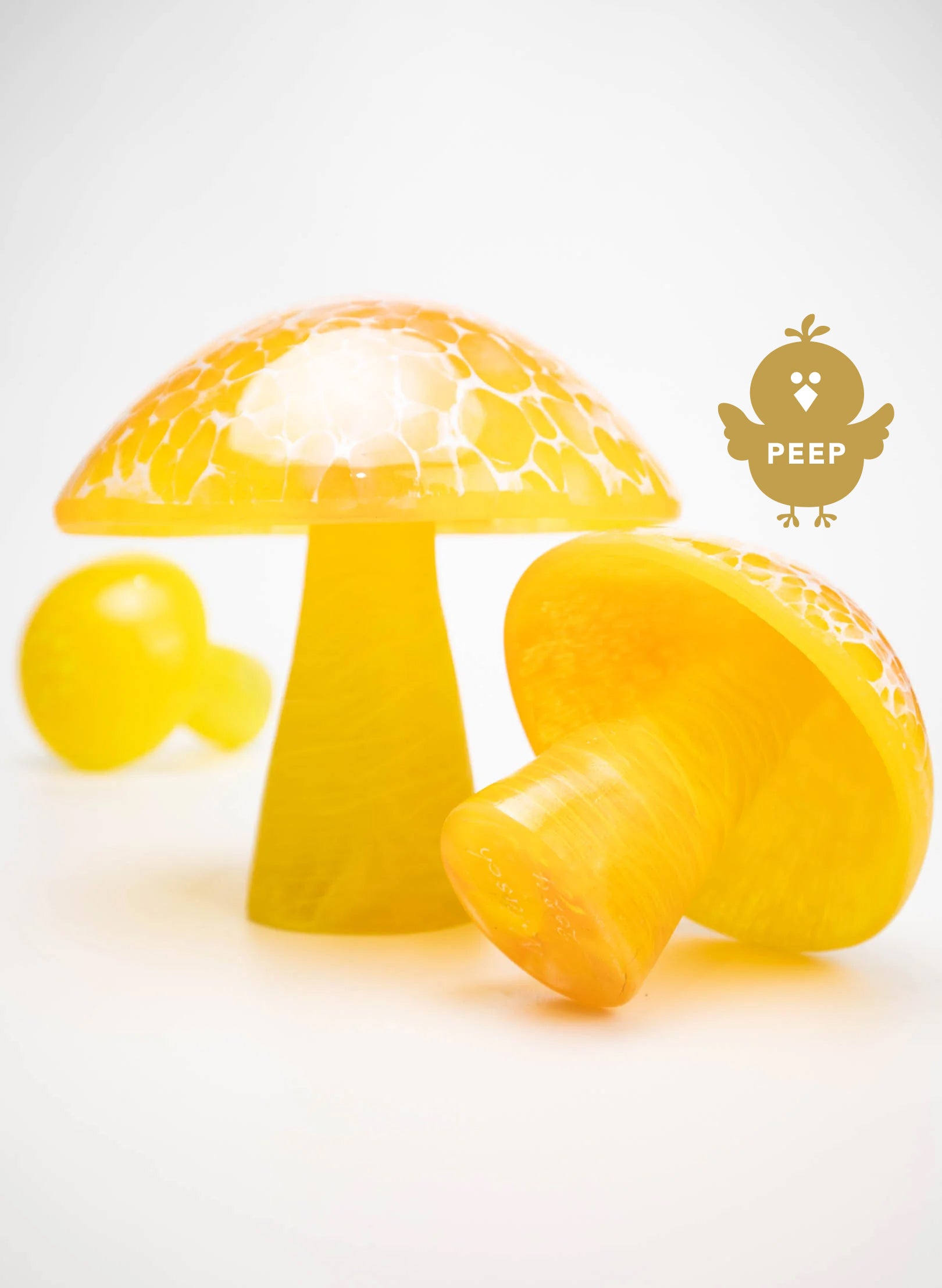 Yellow/Orange Lace Mushroom - Large