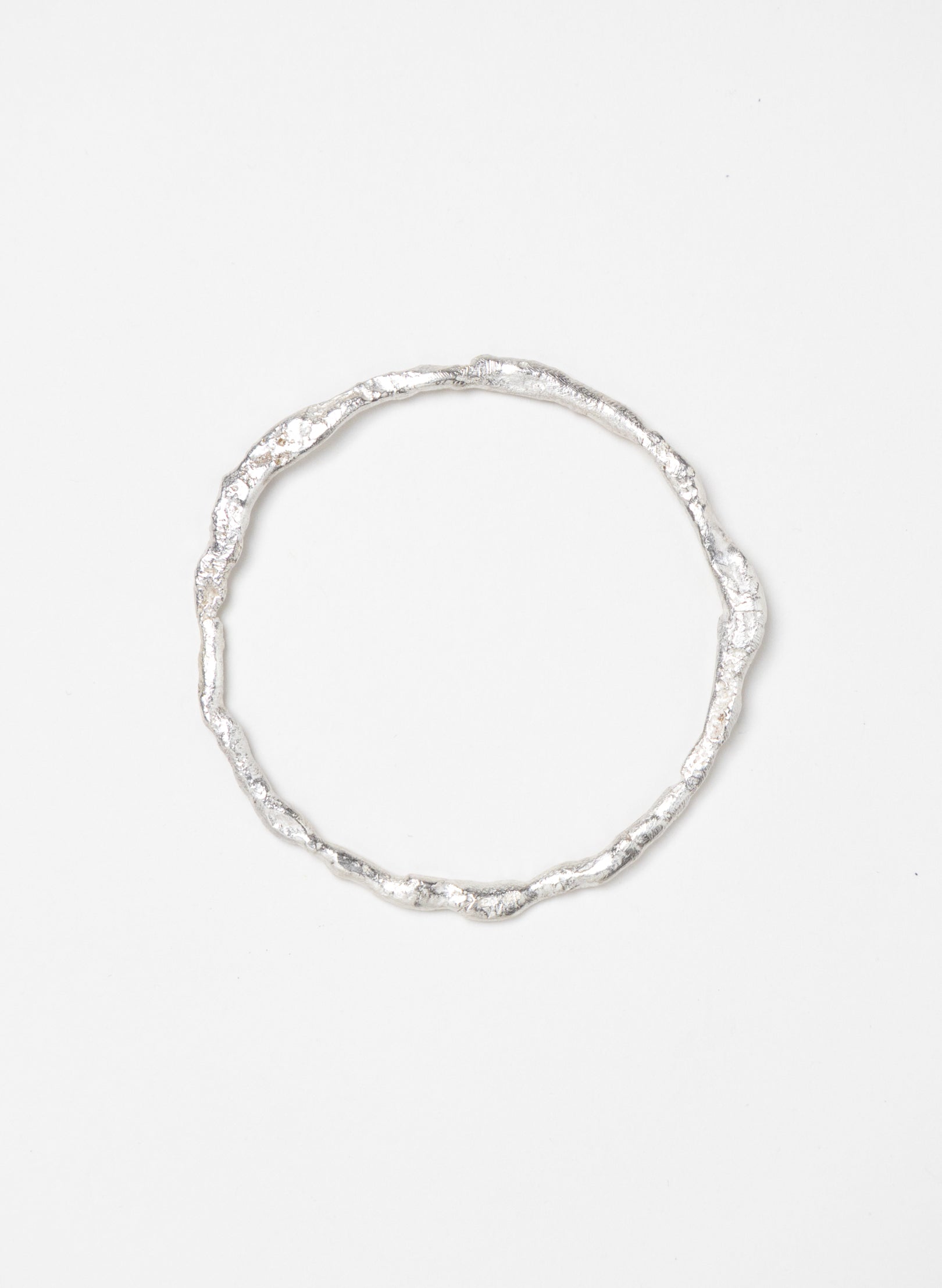 Silver Melt Bracelet