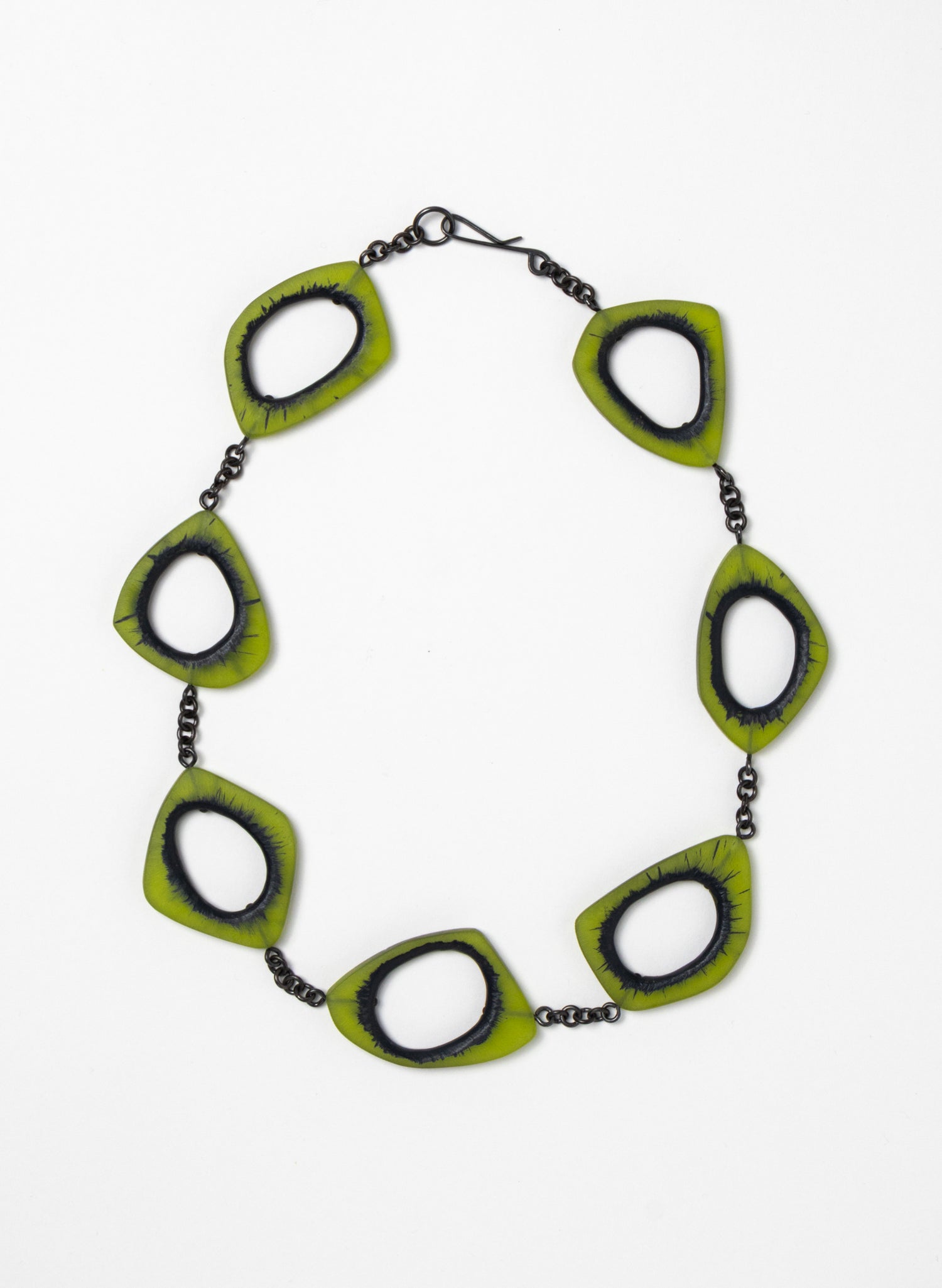 Hollow Stone Perspex Necklace