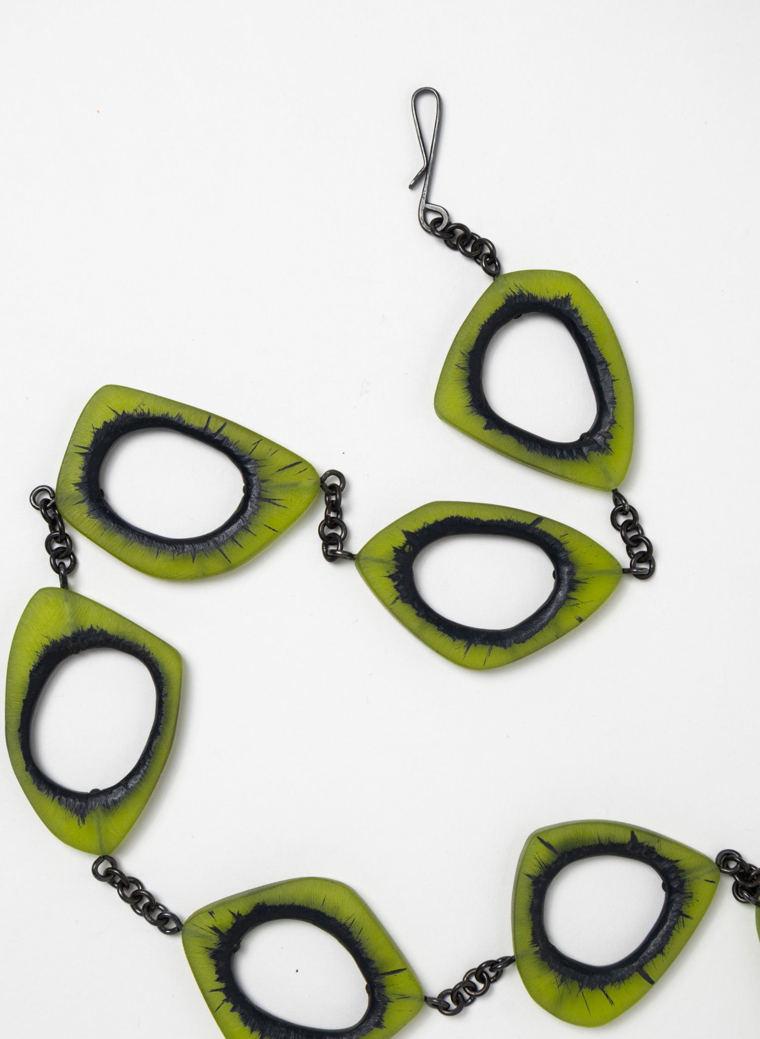 Hollow Stone Perspex Necklace