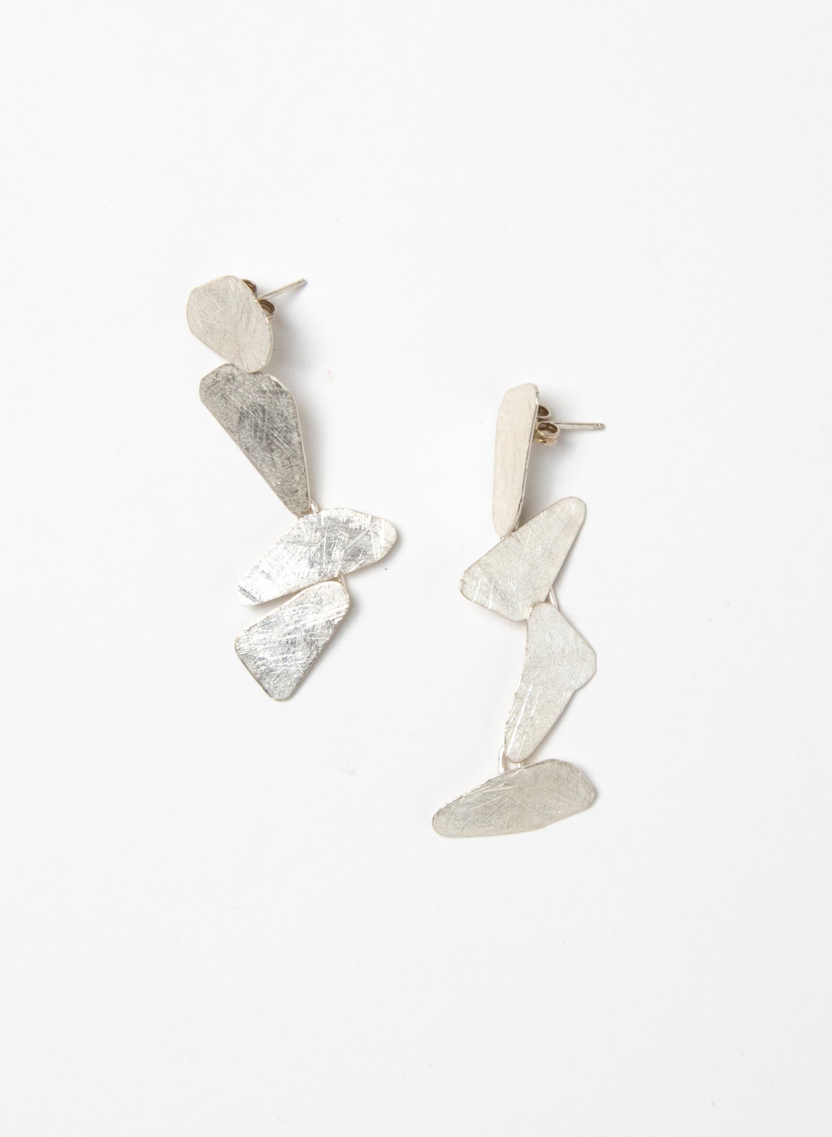 Silver Stone Earrings