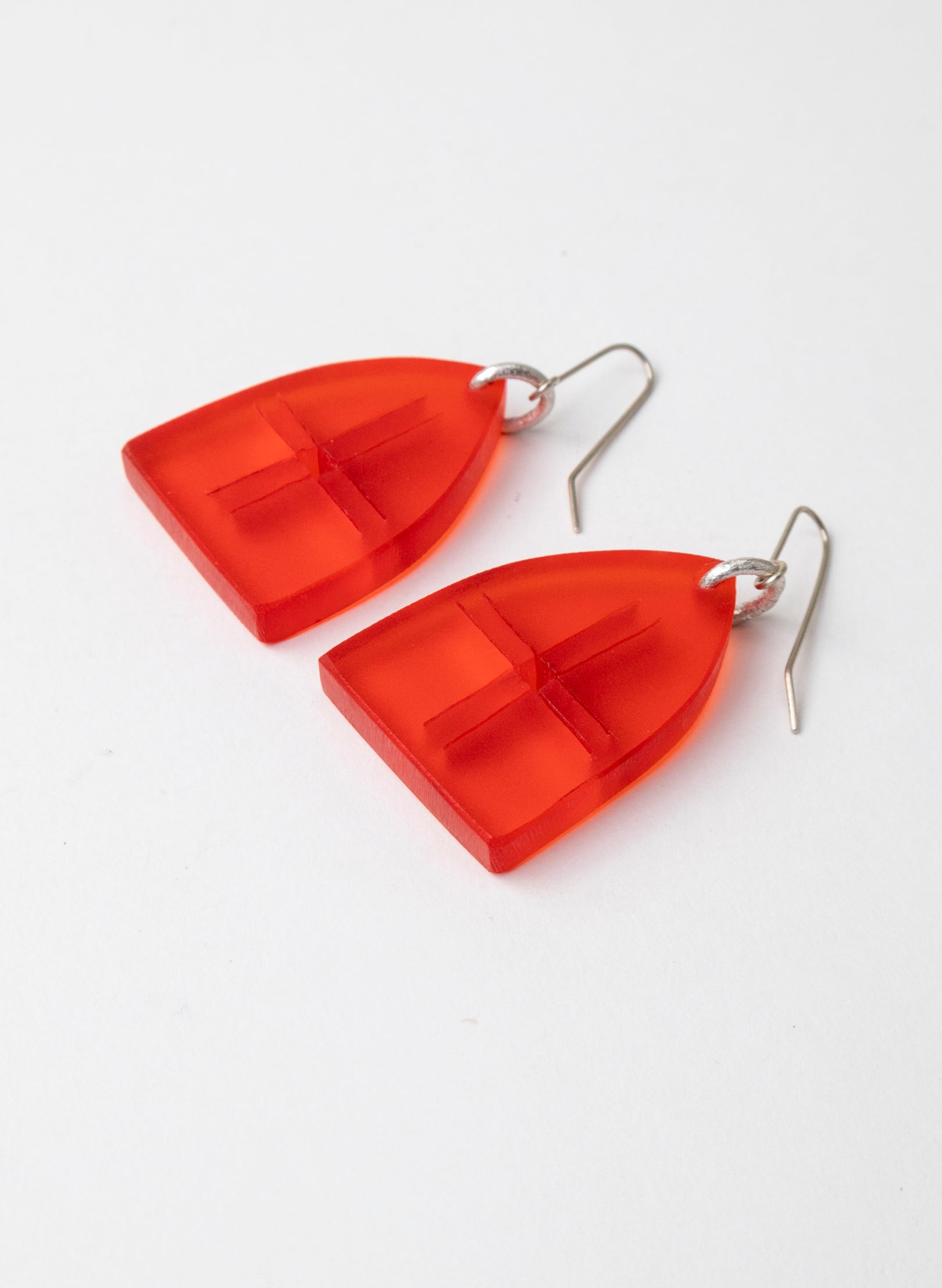 Perspex Arch Earrings