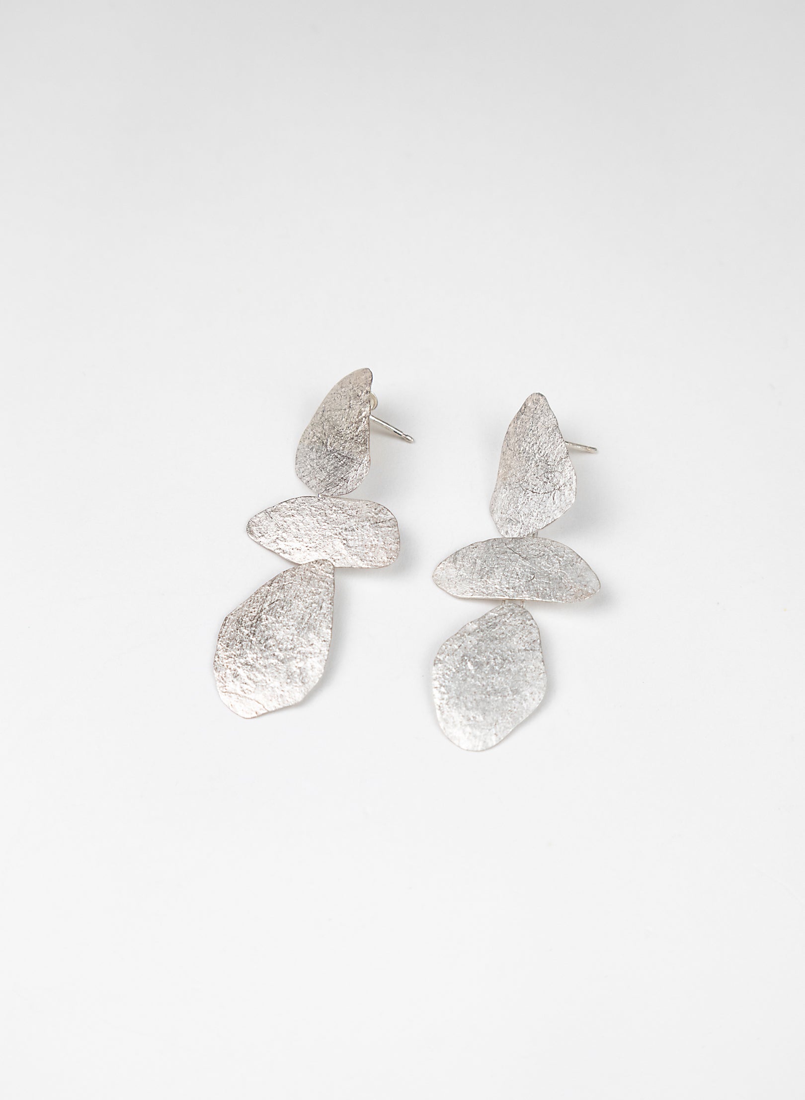 Silver Stone Earrings