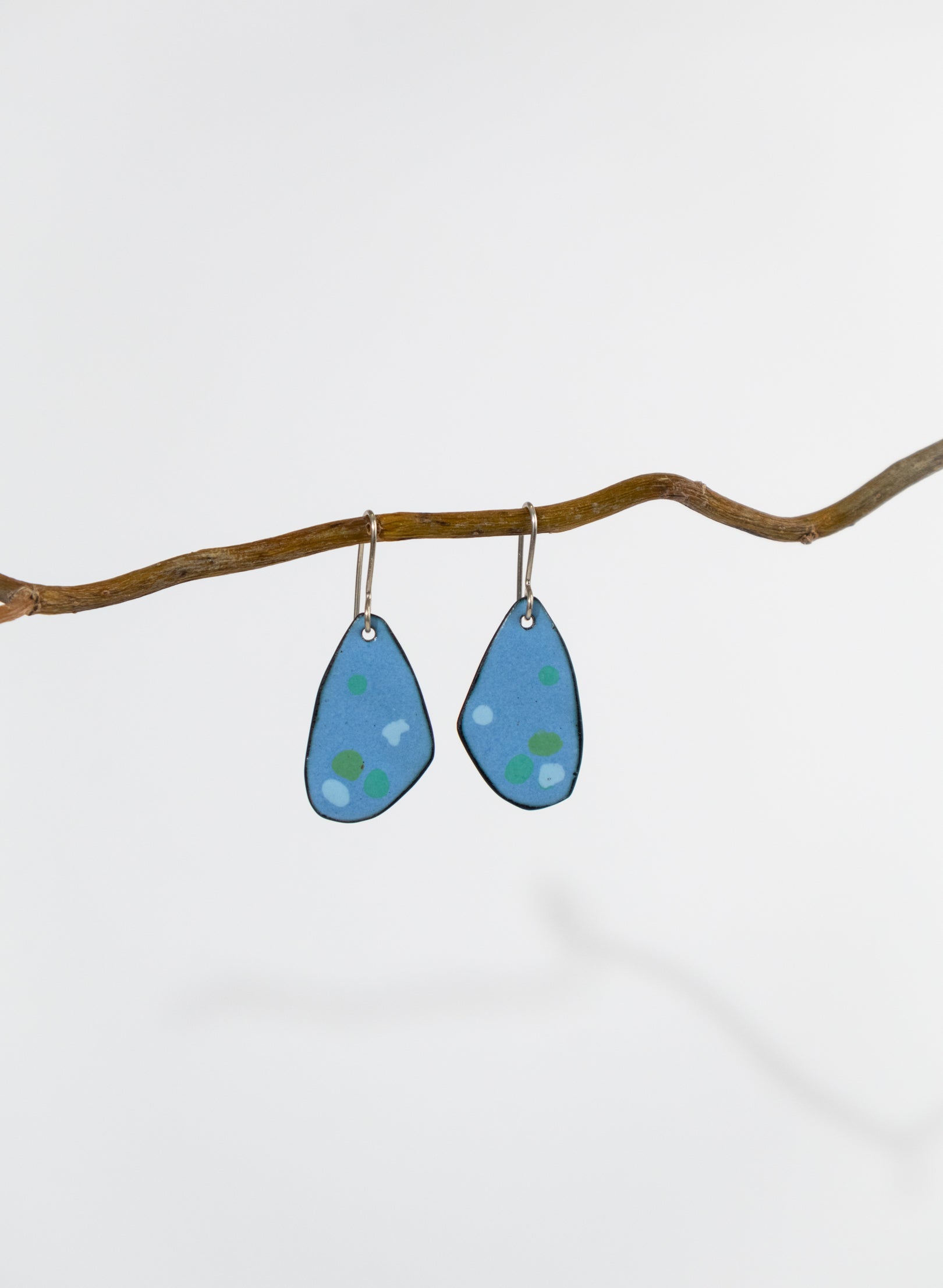 Random Dot Enamel Earrings