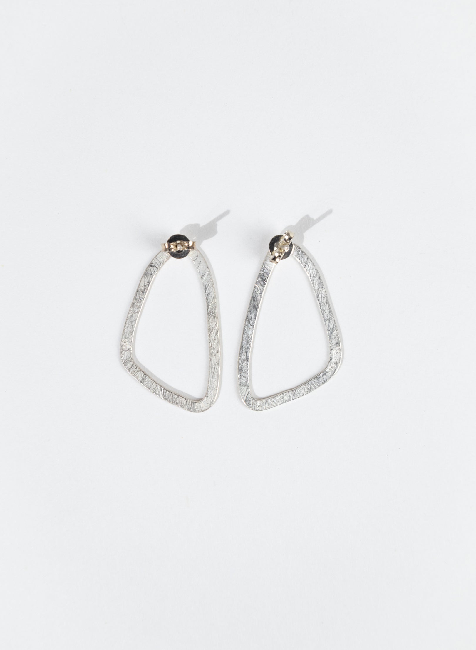 Asymmetric Pebble Earring