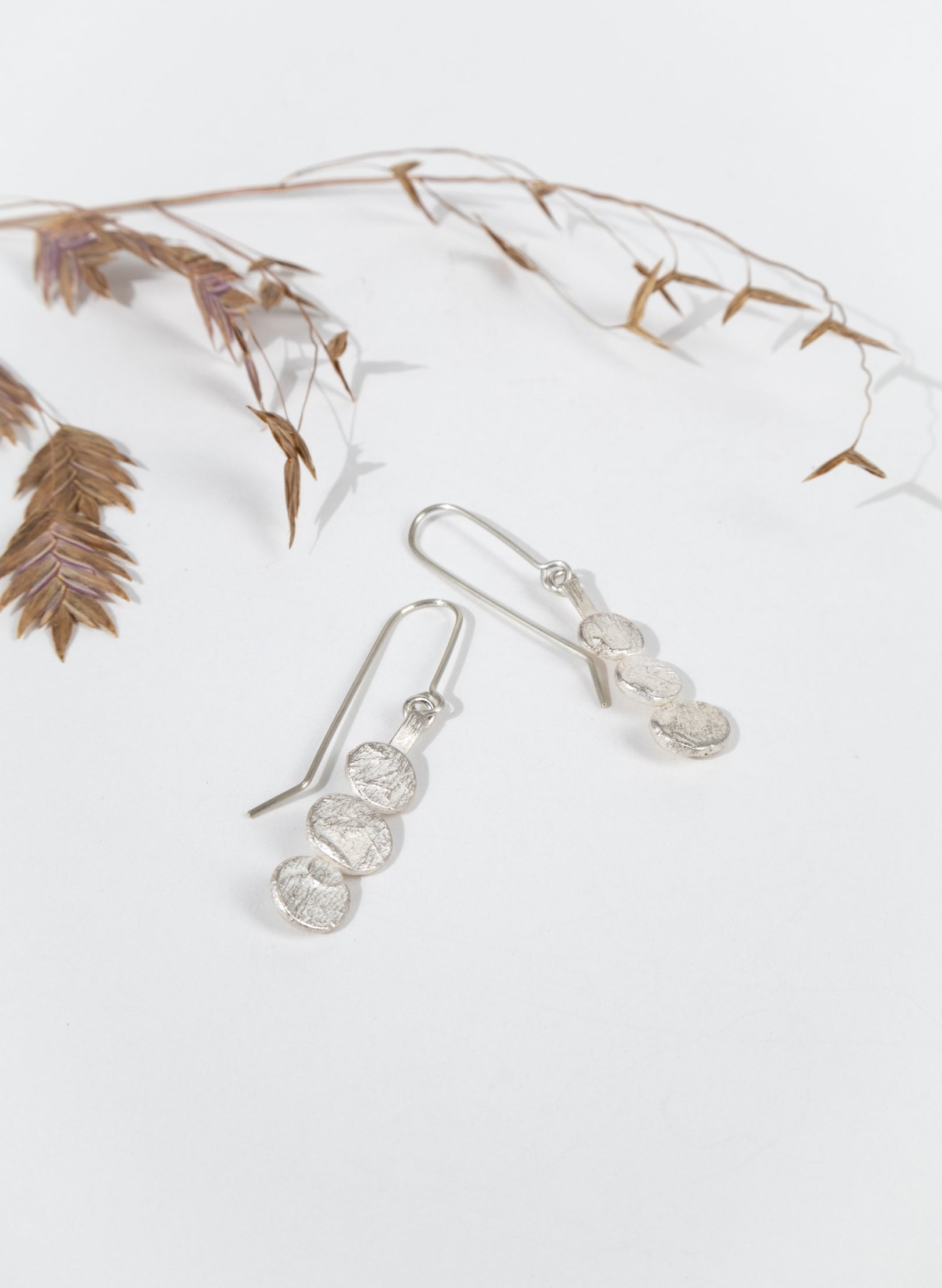 3 Dot Drop Earrings