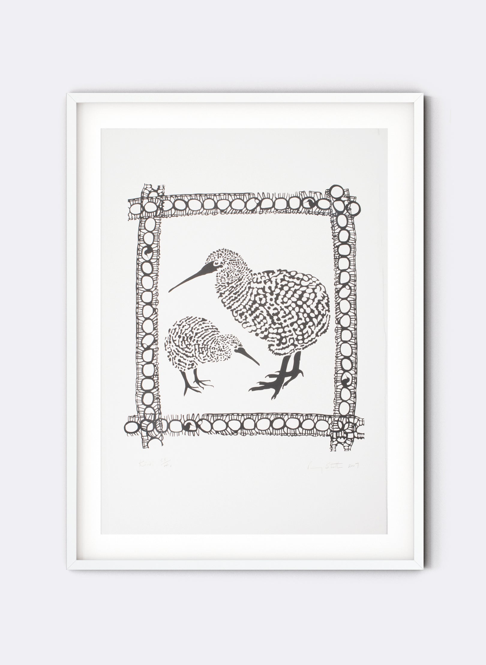 Kiwi | Black - Screen Print