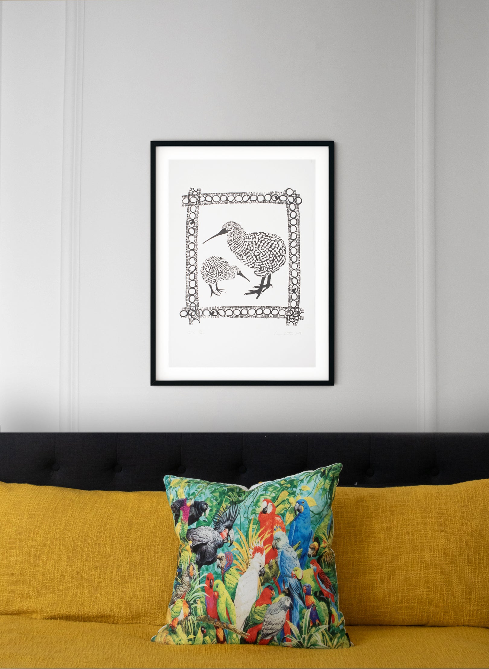 Kiwi | Black - Screen Print