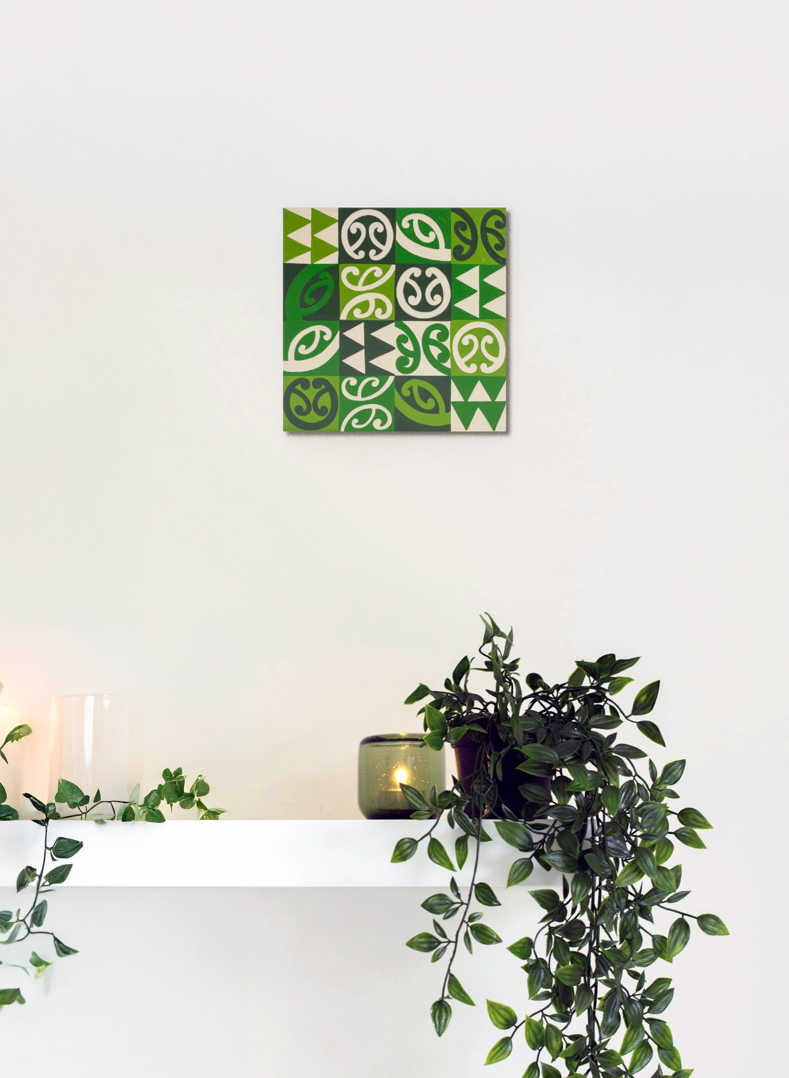 Kākāriki Kōanga (Spring Green) - Original Painting