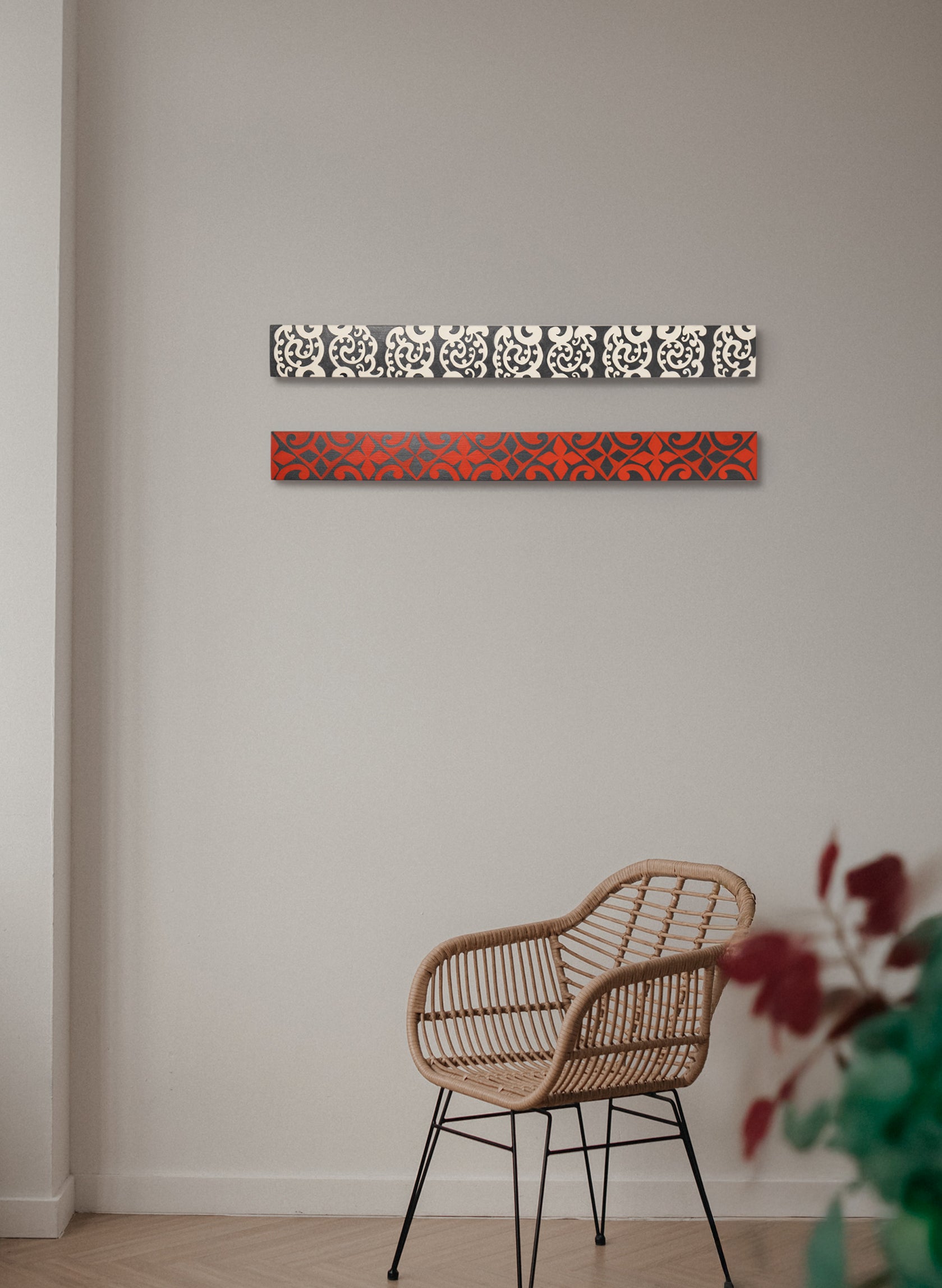 Kōwhaiwhai Panel Matariki