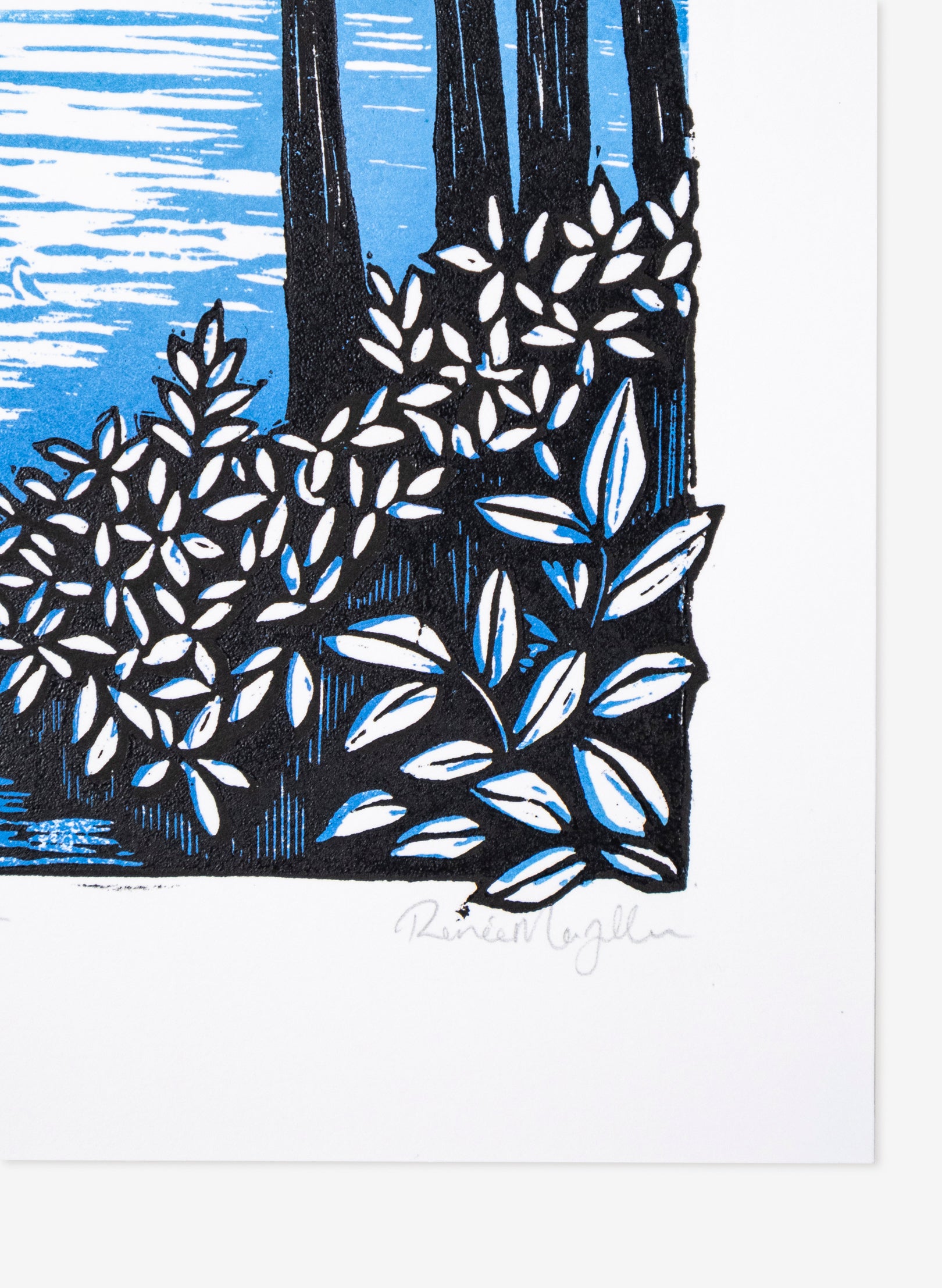 Coast - Wood Cut Print