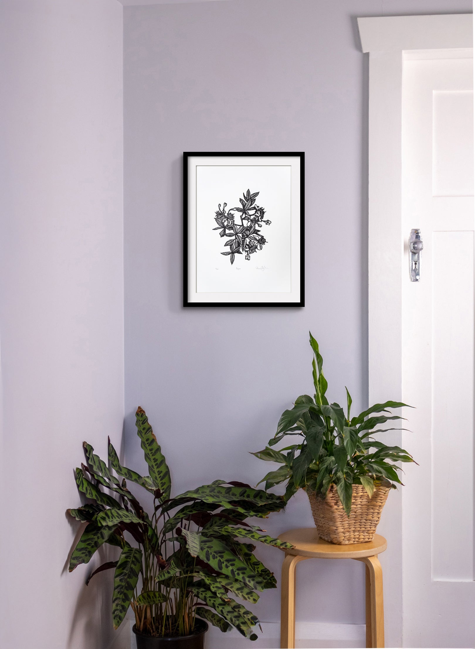 Feijoa - Wood Cut Print