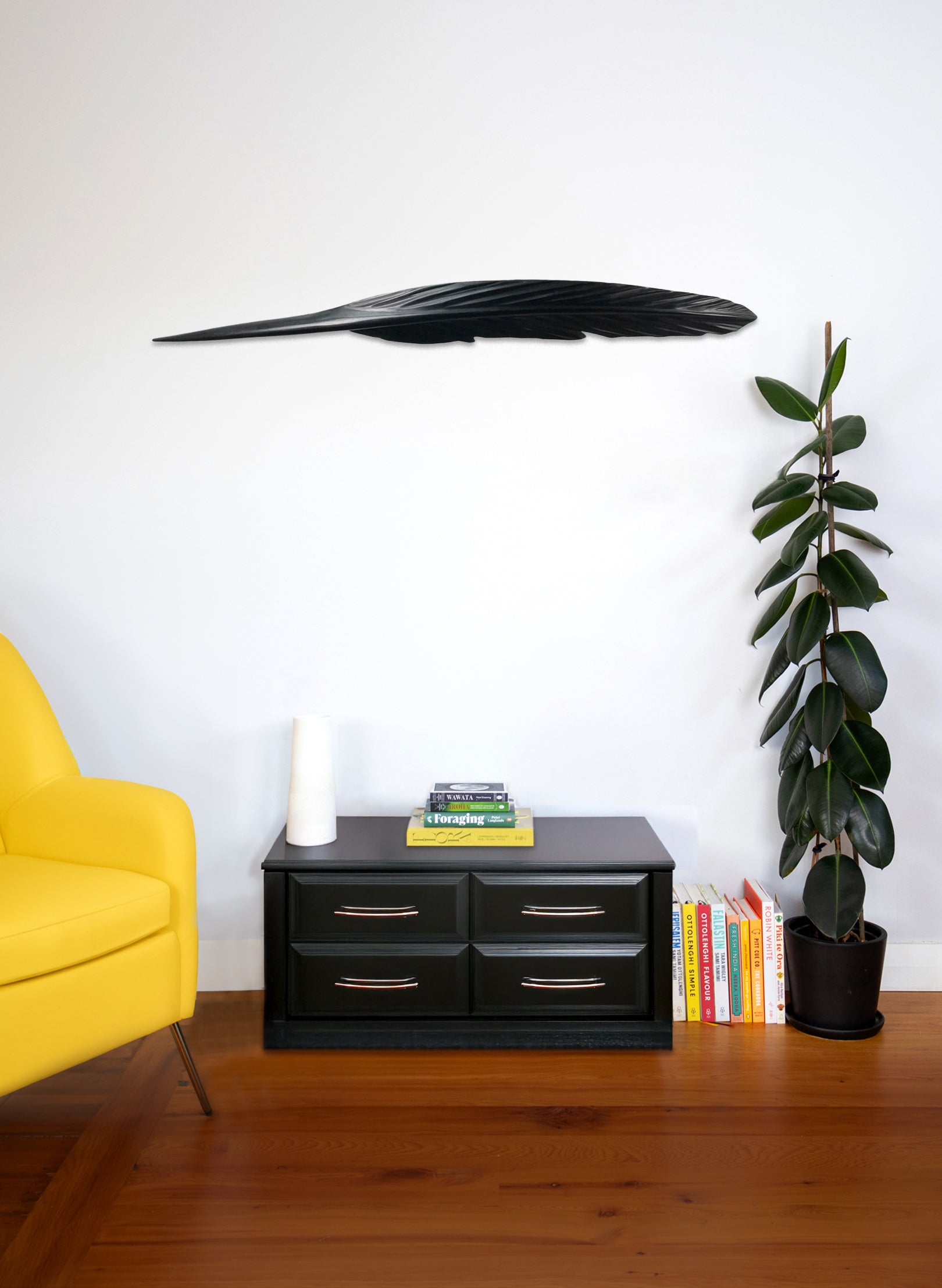 Tui Feather 1170mm - Black Swamp Kauri