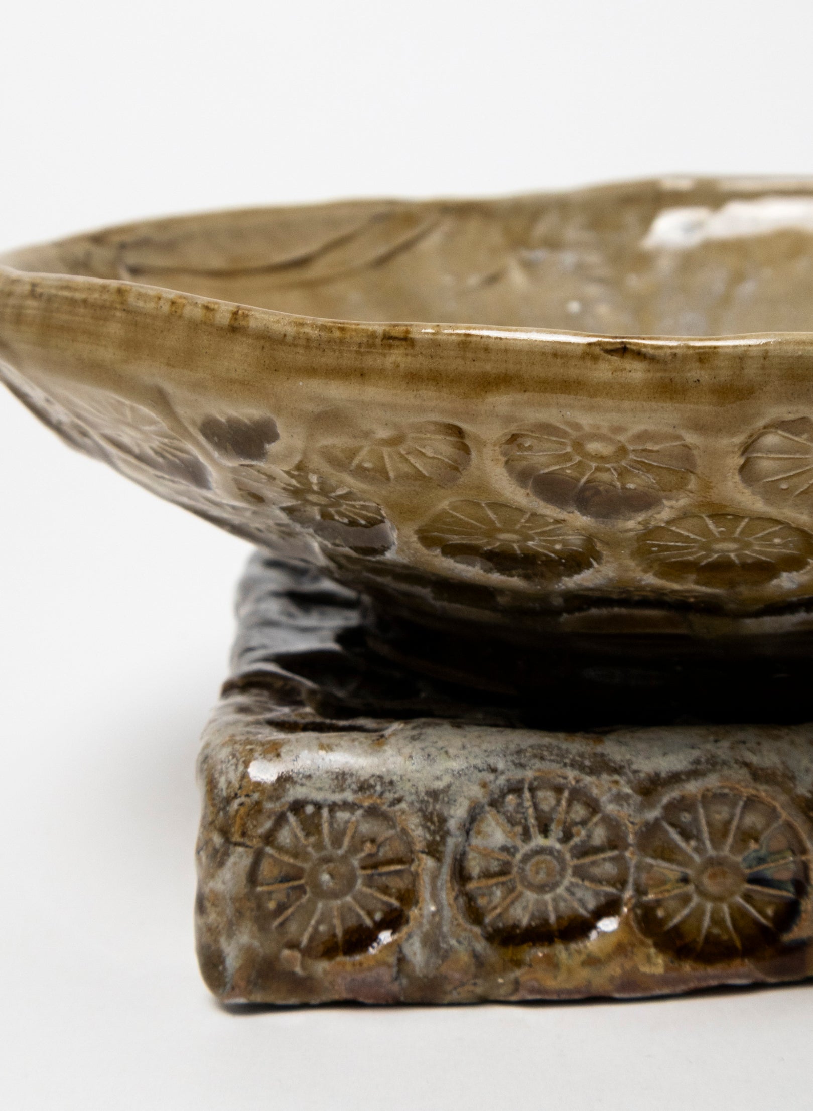 Serving Bowl on Pedestal