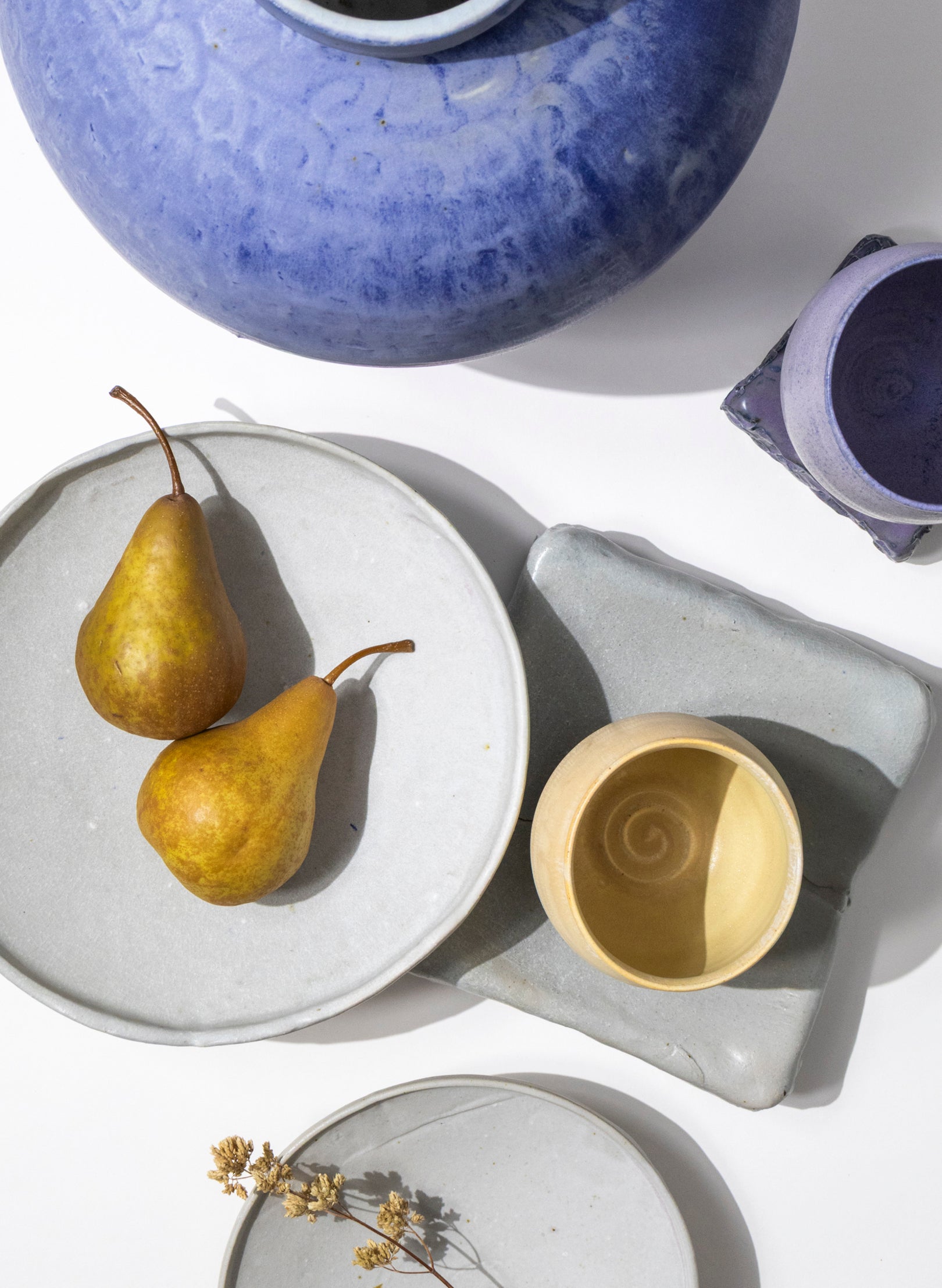 Serving Bowl on Pedestal