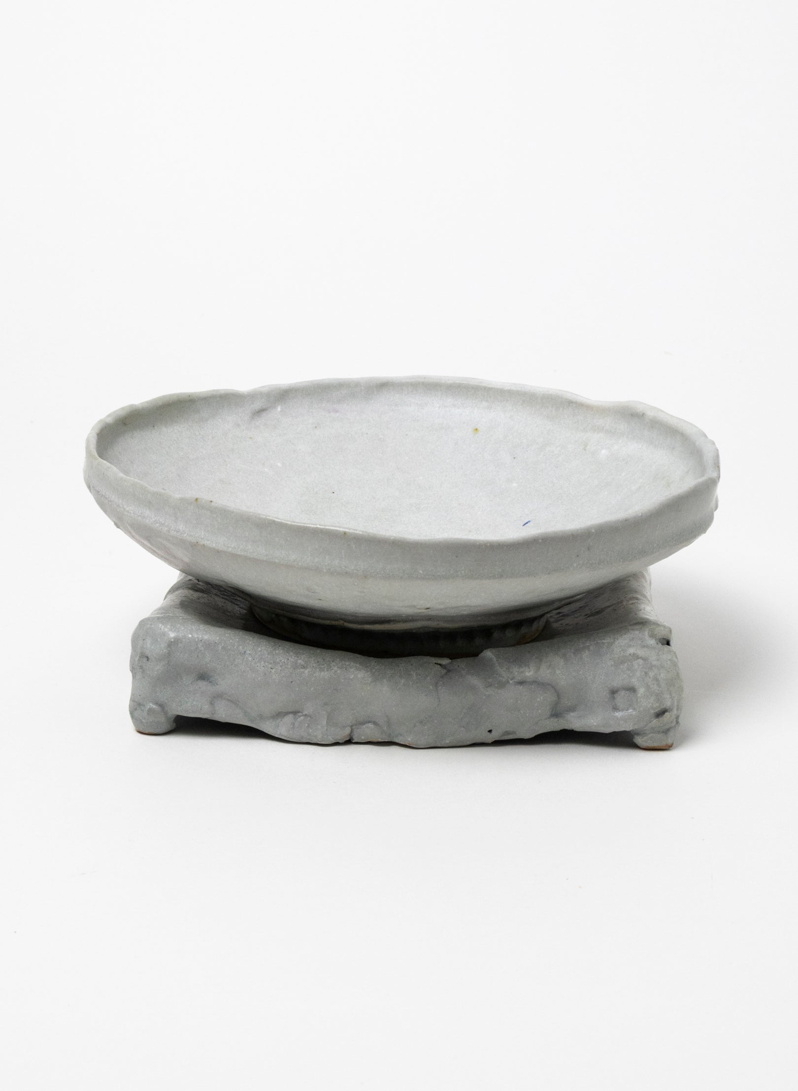 Serving Bowl on Pedestal