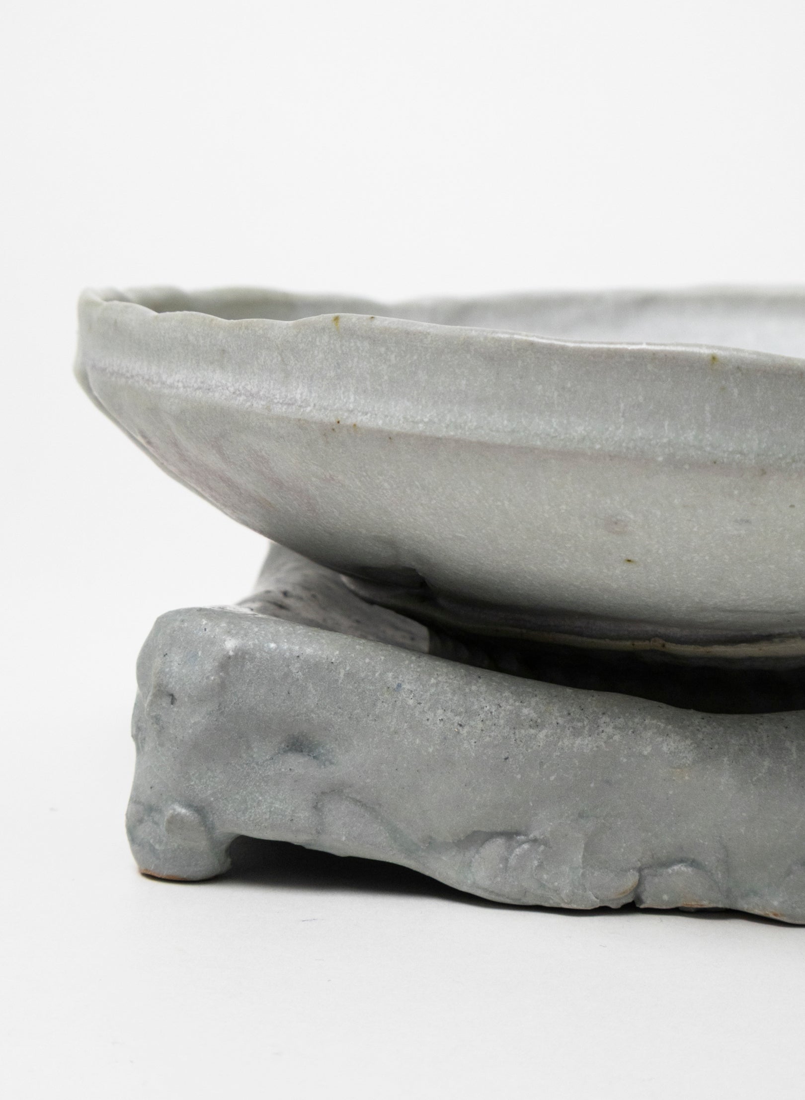 Serving Bowl on Pedestal