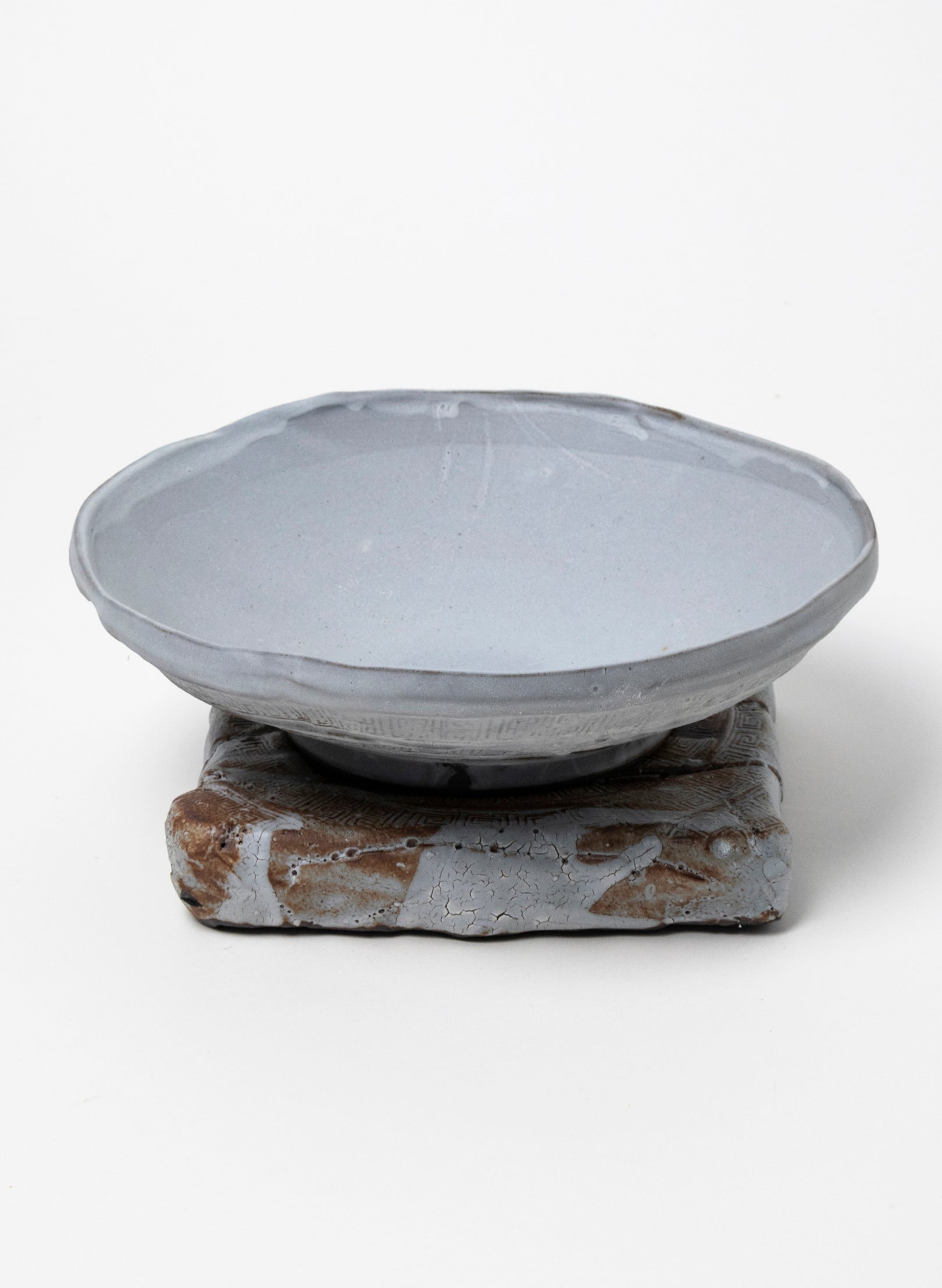 Serving Bowl on Pedestal
