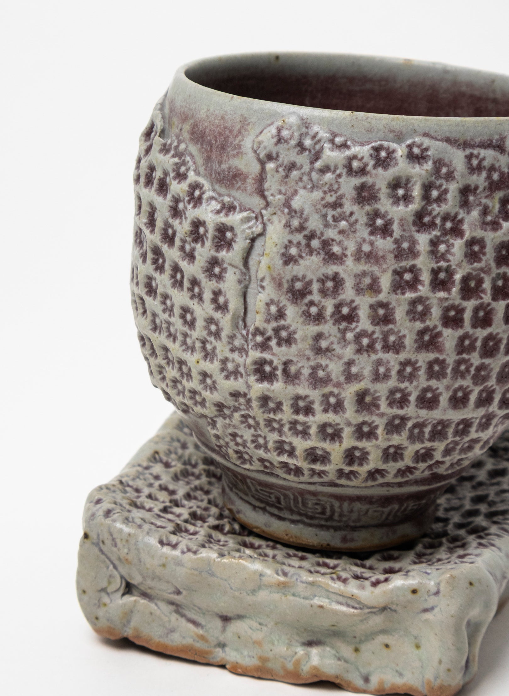 Ceramic Cup on Pedestal