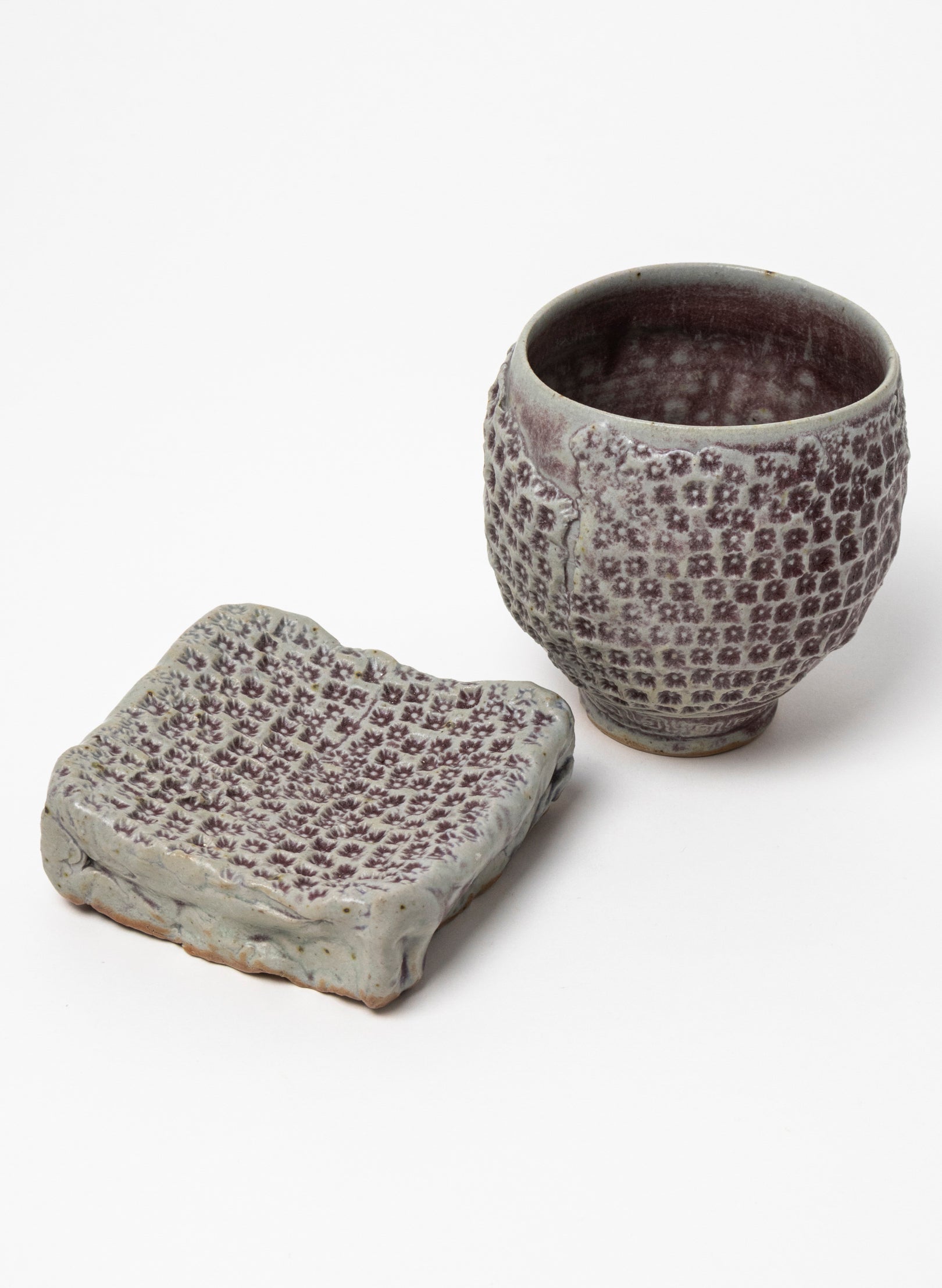 Ceramic Cup on Pedestal
