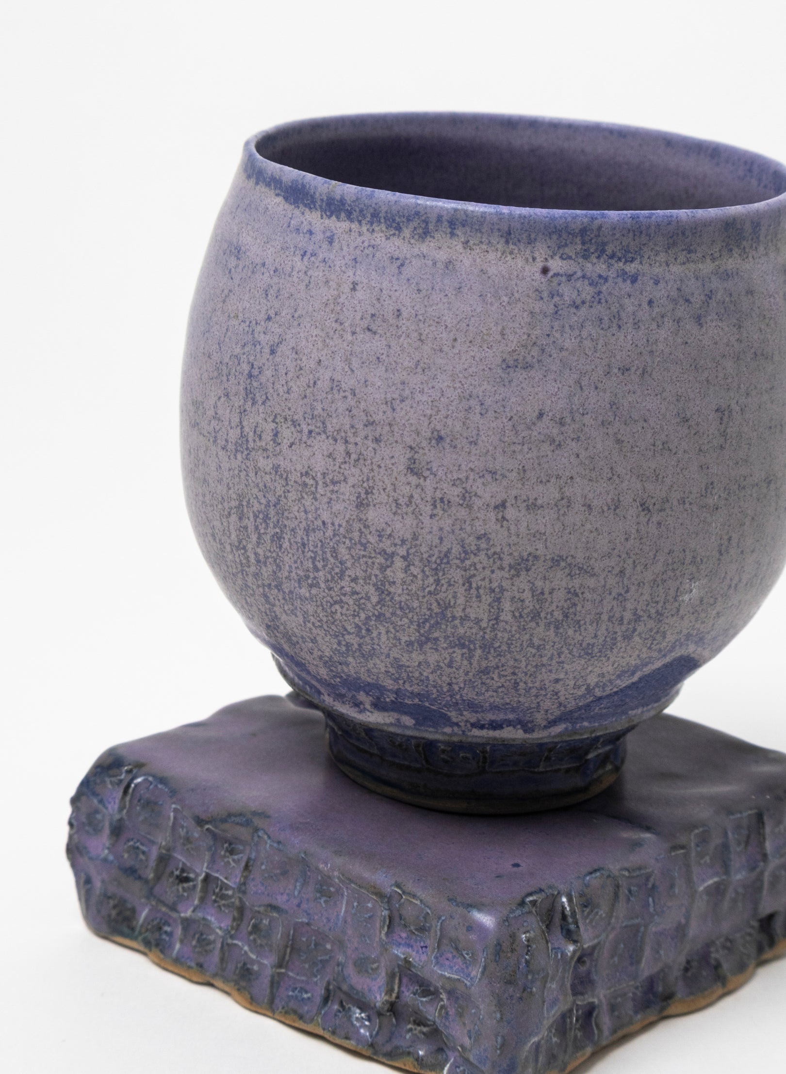 Ceramic Cup on Pedestal