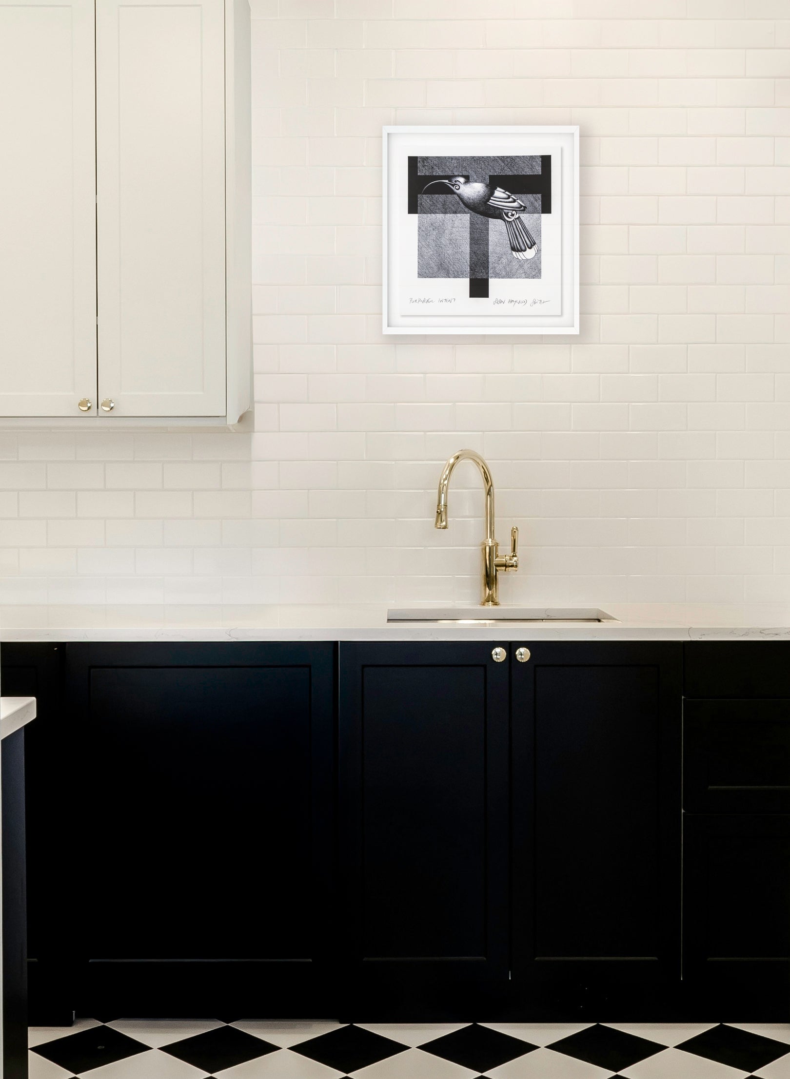 Purposeful Intent - Embossed Giclée Print