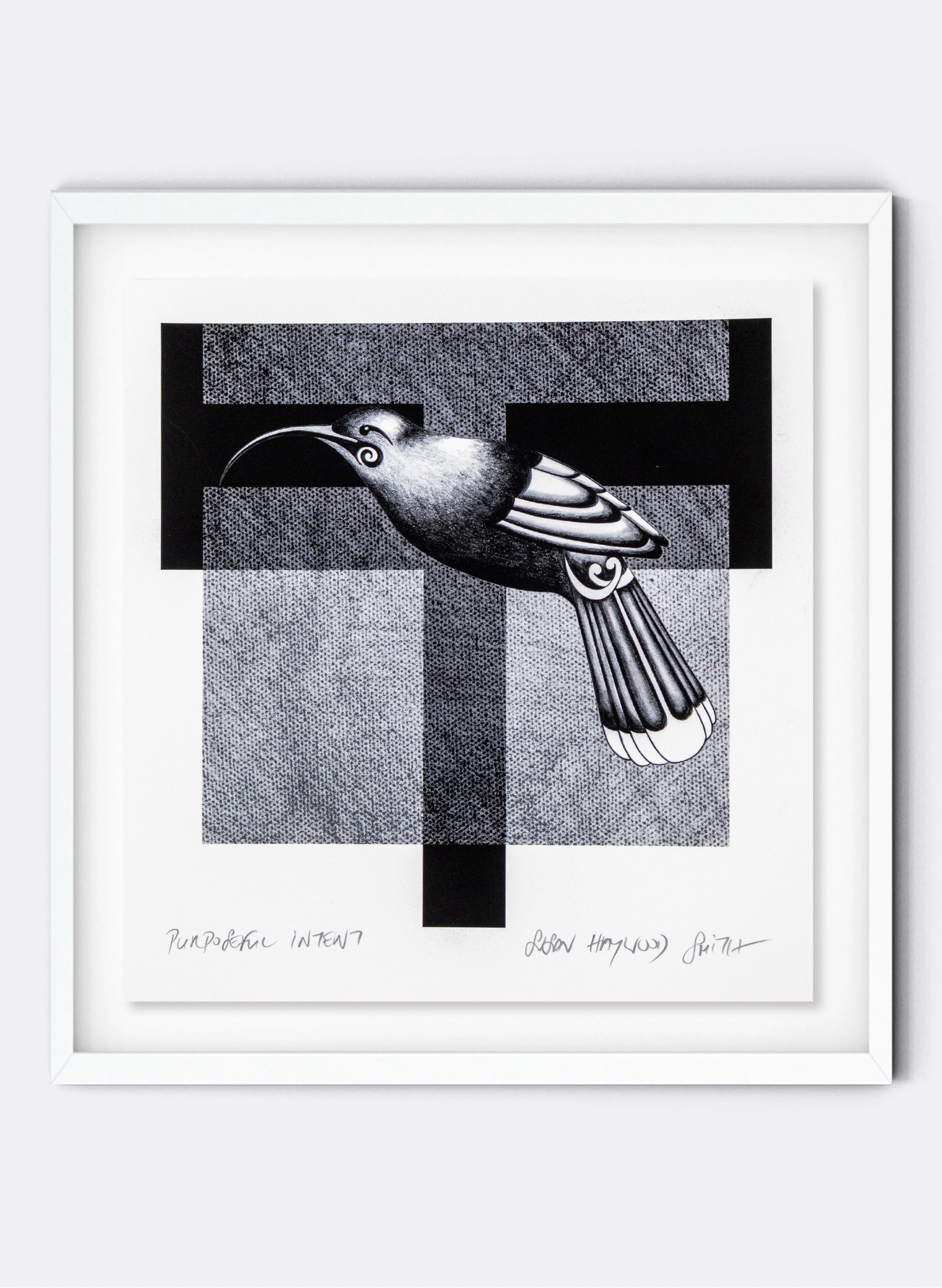 Purposeful Intent - Embossed Giclée Print