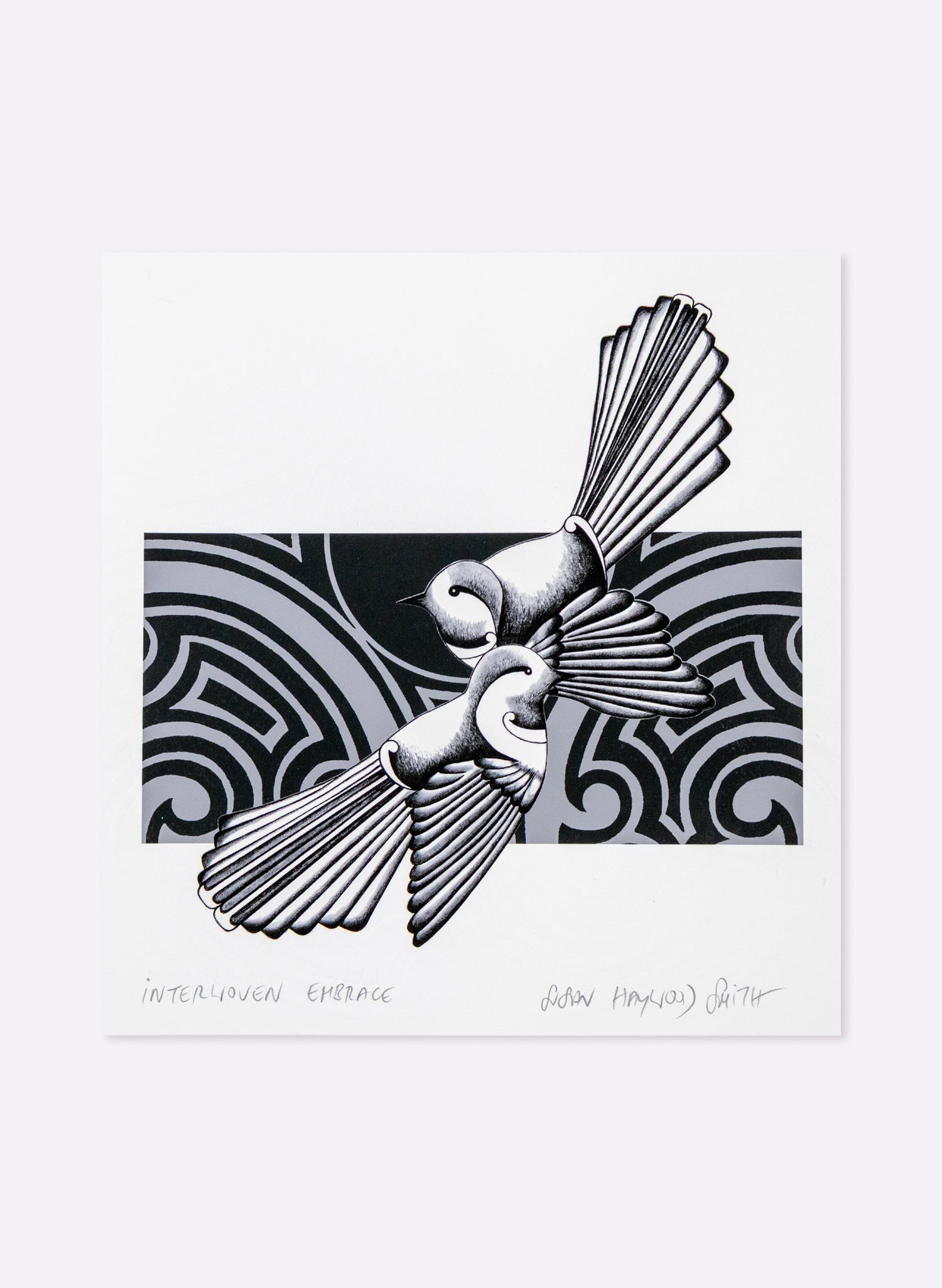 Interwoven Embrace - Embossed Giclée Print