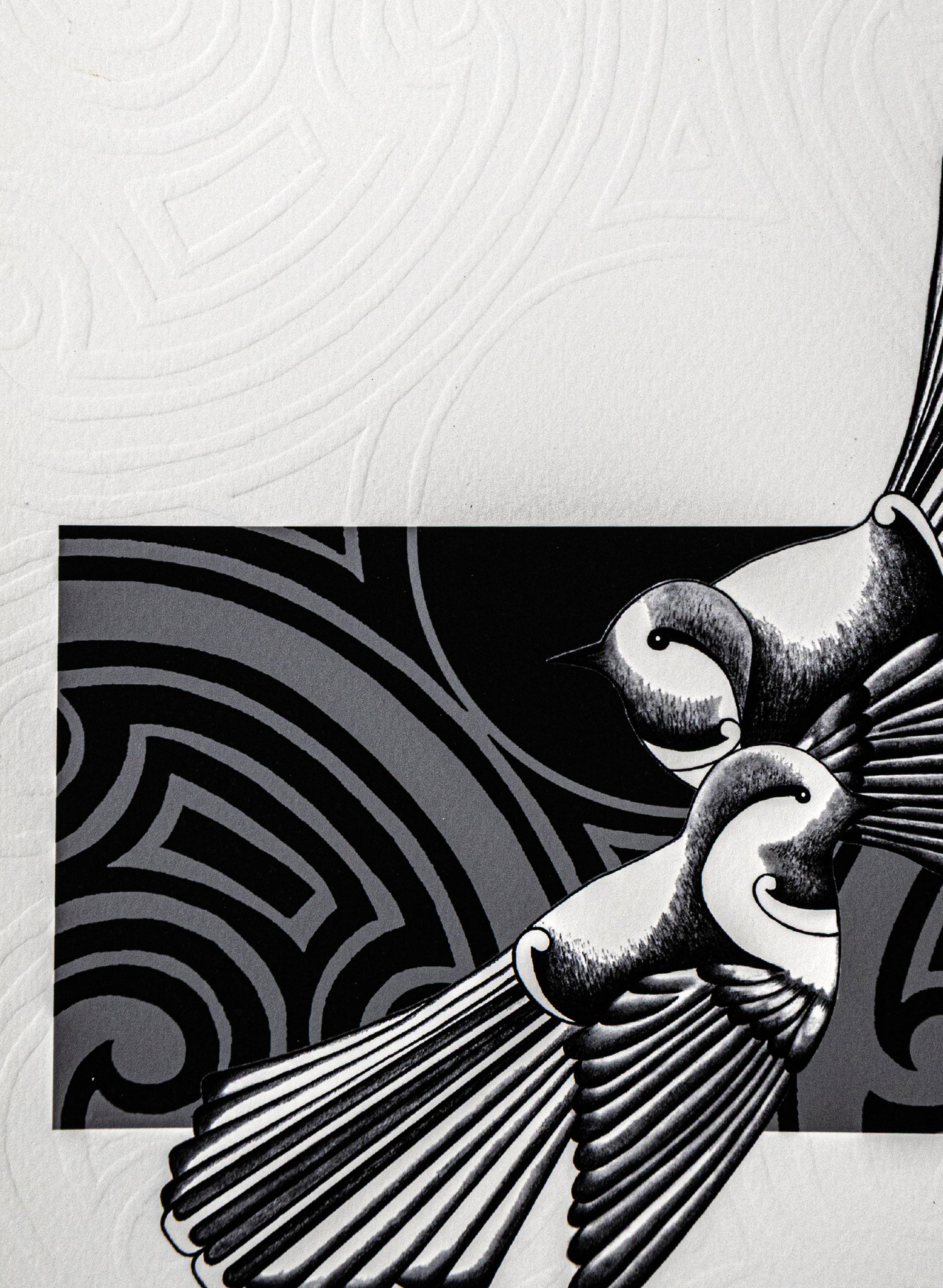 Interwoven Embrace - Embossed Giclée Print