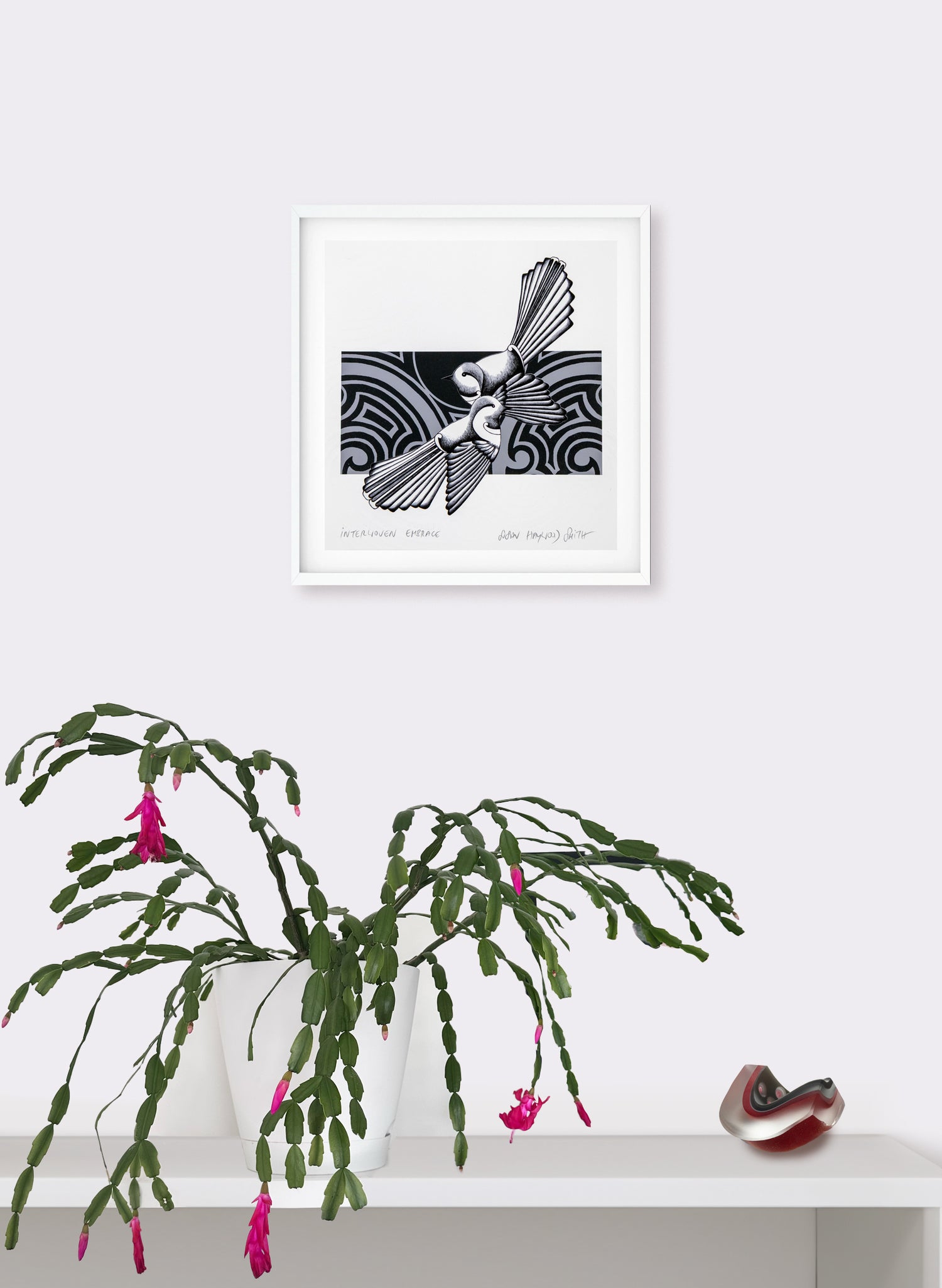 Interwoven Embrace - Embossed Giclée Print