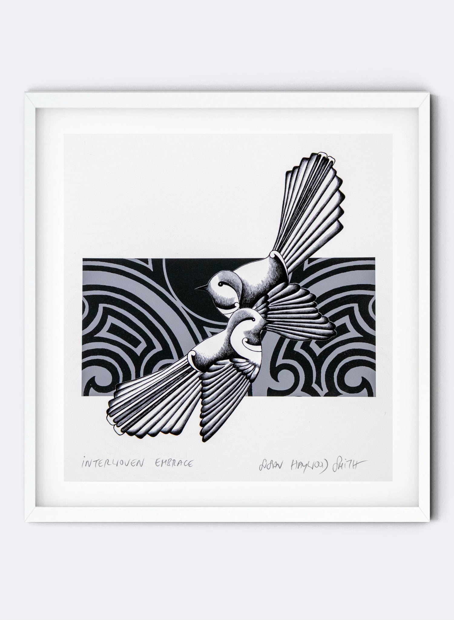 Interwoven Embrace - Embossed Giclée Print