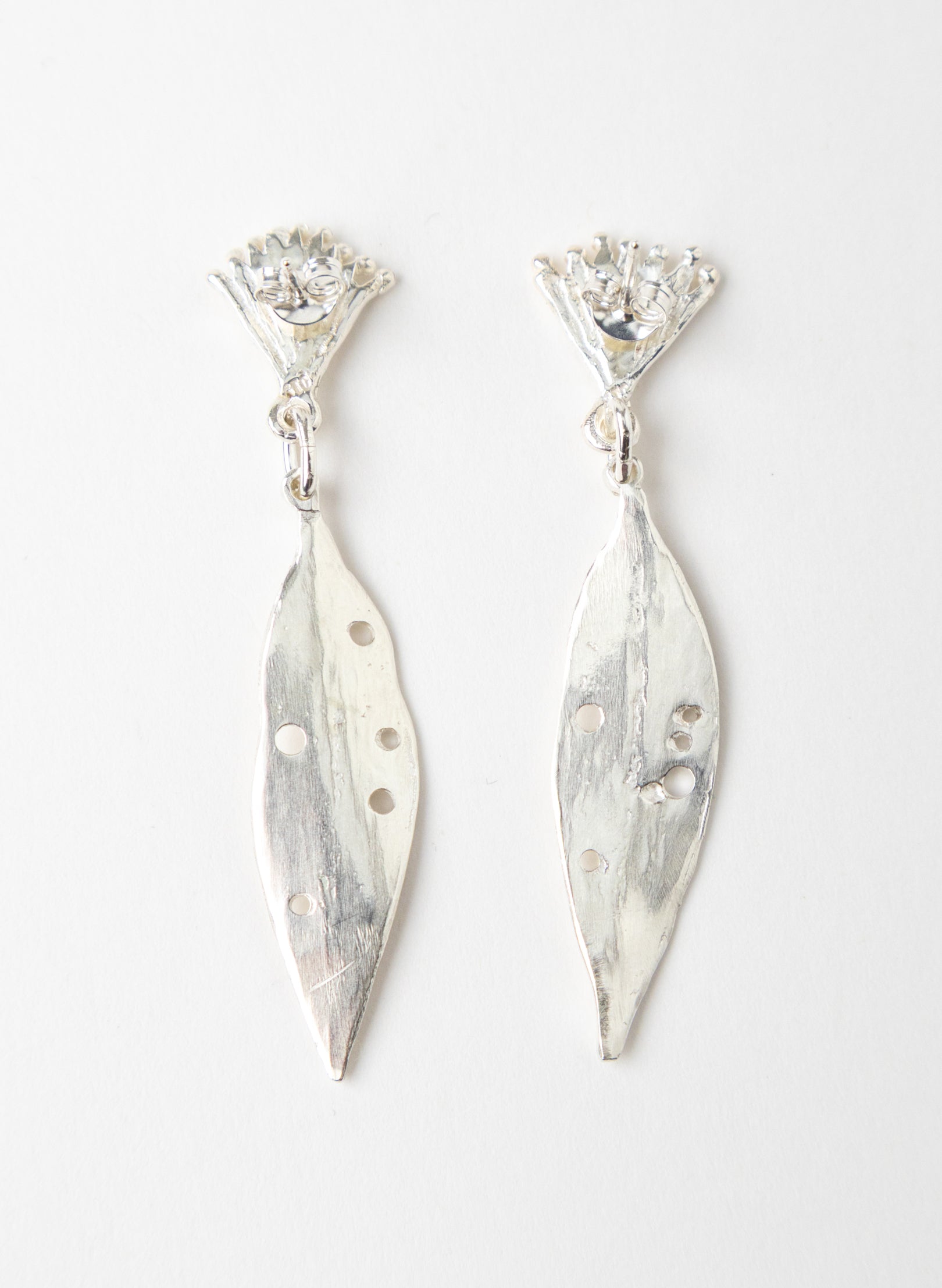 Pohutukawa Leaf and Flower Earrings