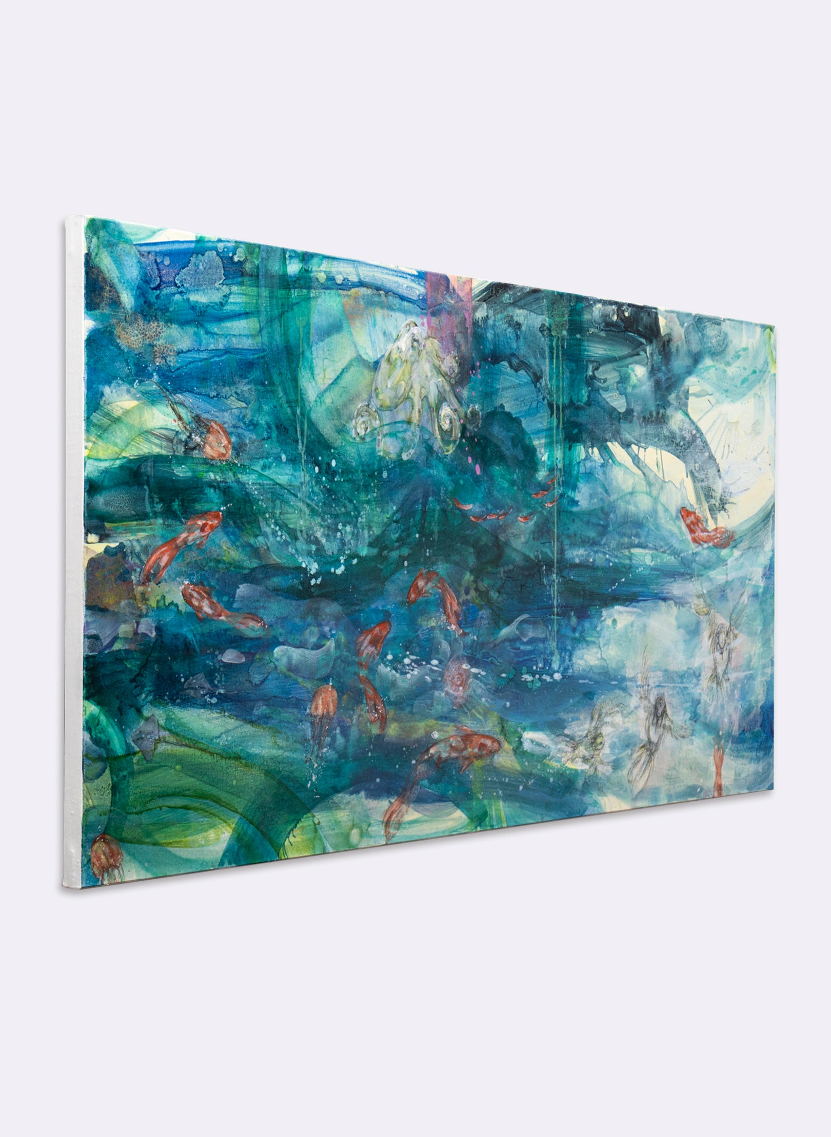 Flying Into The Storm - Original Painting