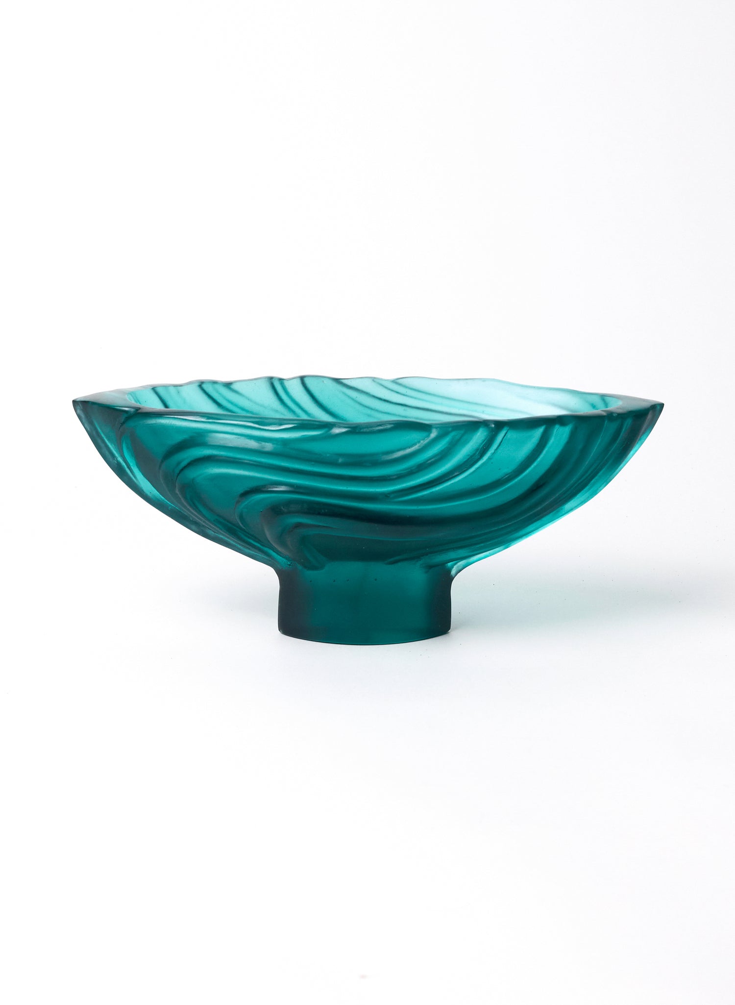 Lead Crystal Jade - Swirl Bowl Series