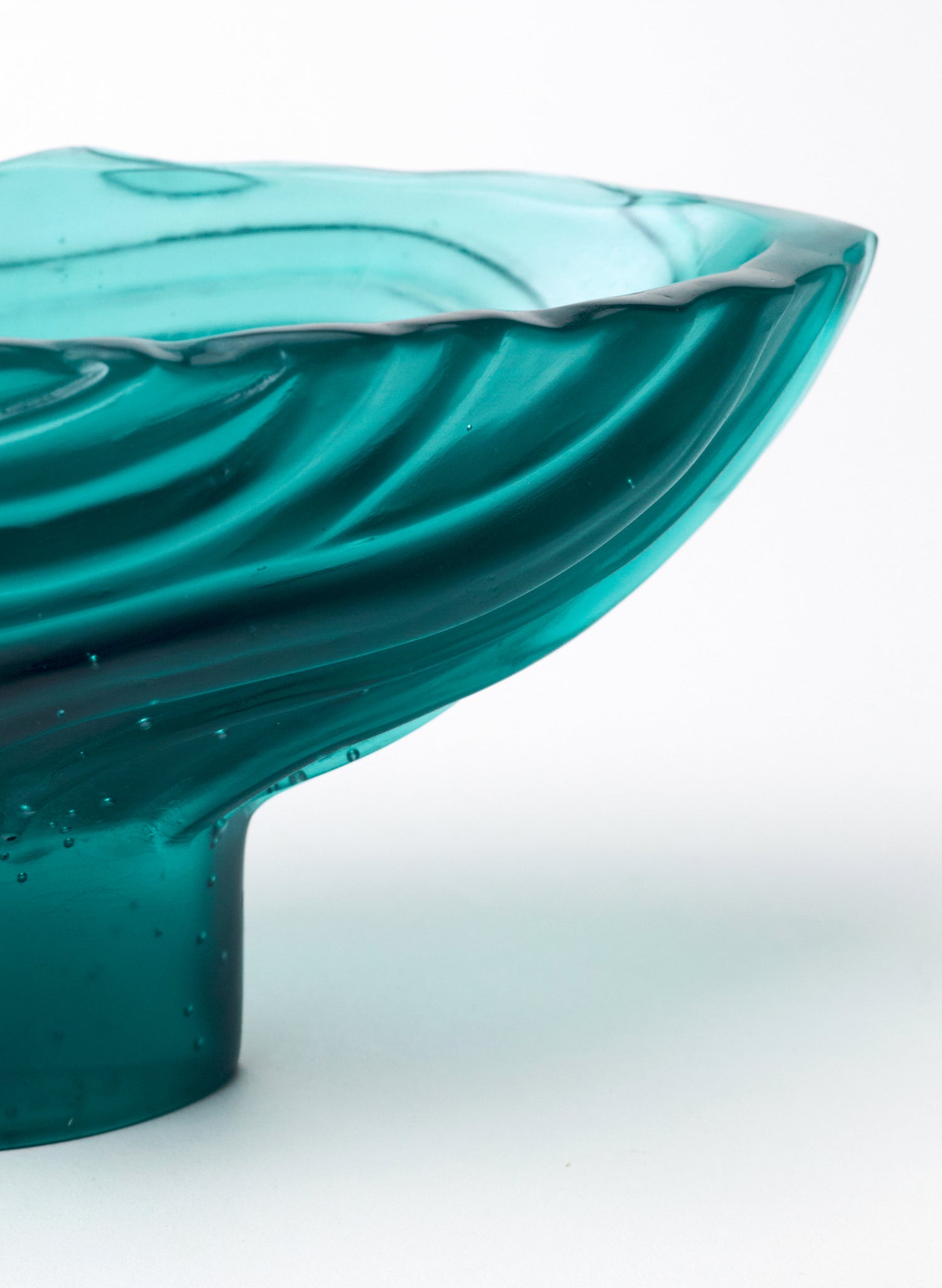 Lead Crystal Jade - Swirl Bowl Series