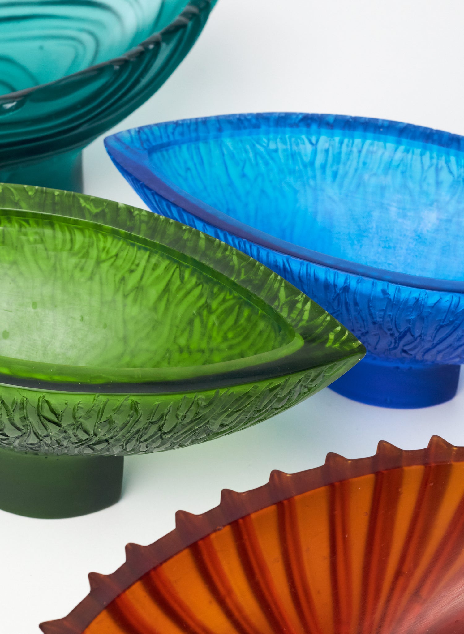 Lead Crystal Jade - Swirl Bowl Series