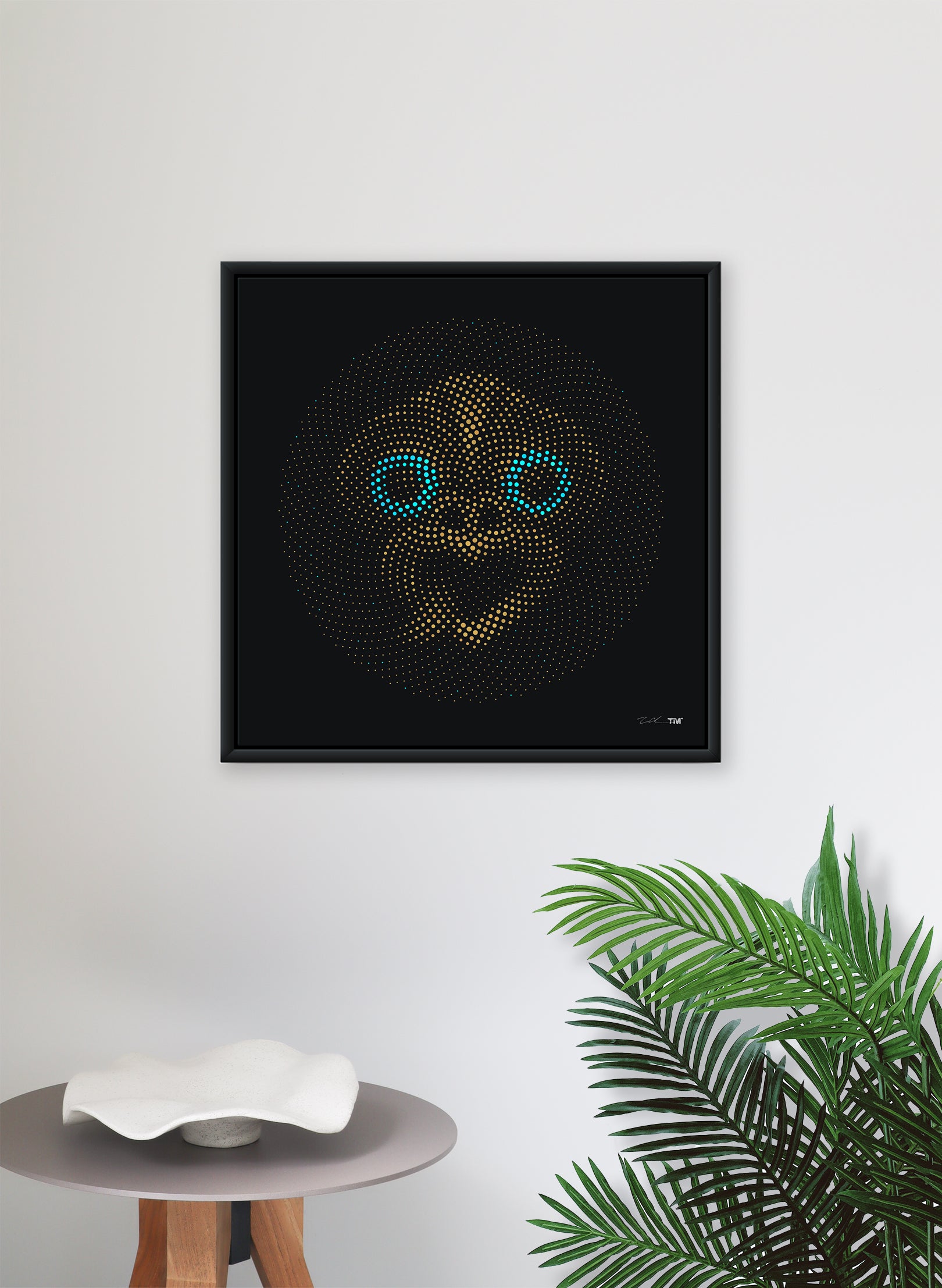 Golden Tiki - Polydot Series Print