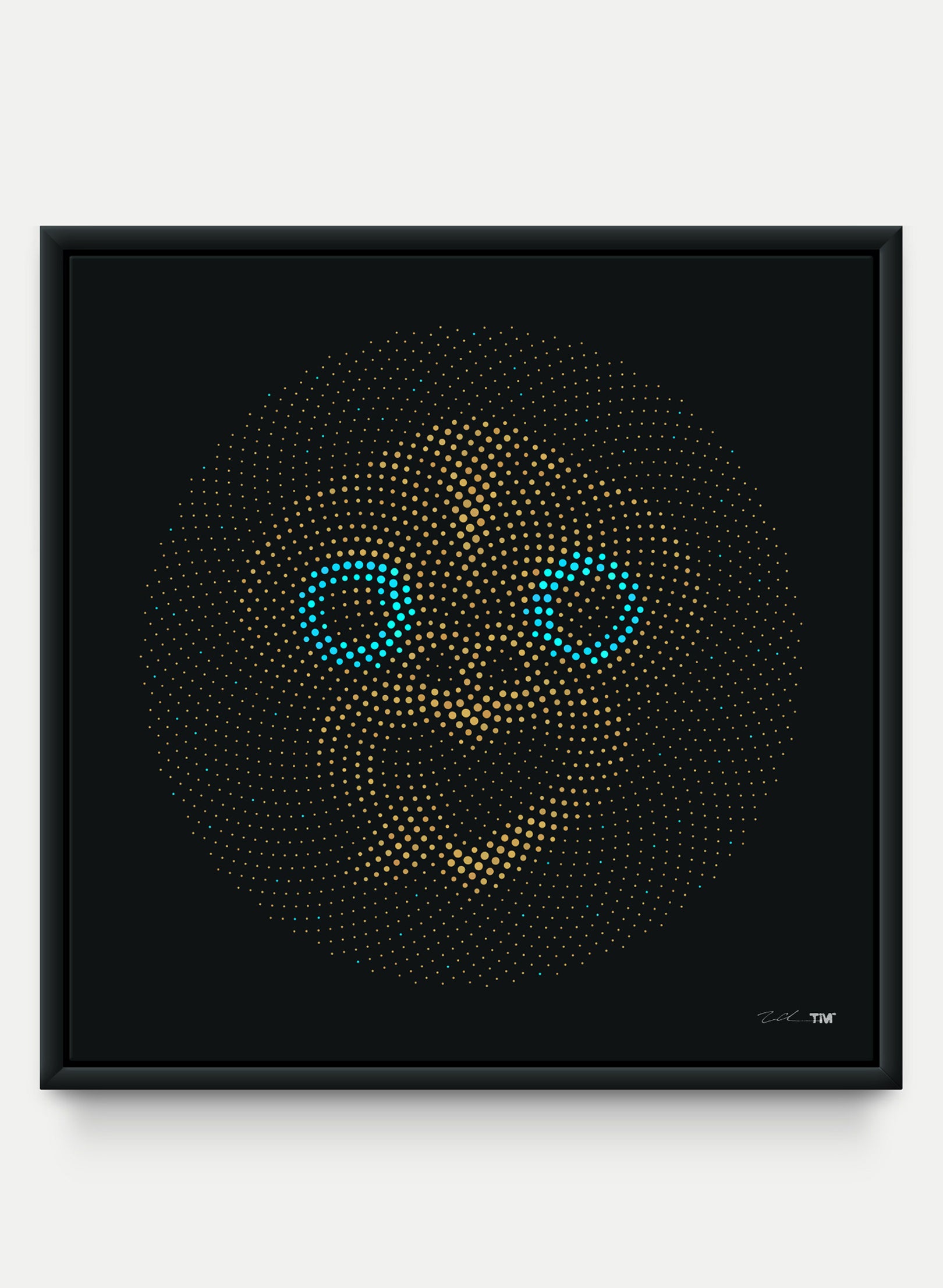 Golden Tiki - Polydot Series Print