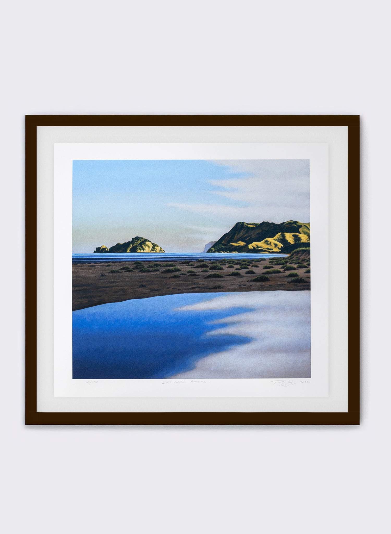 Last Light, Anaura Bay - Giclée Print