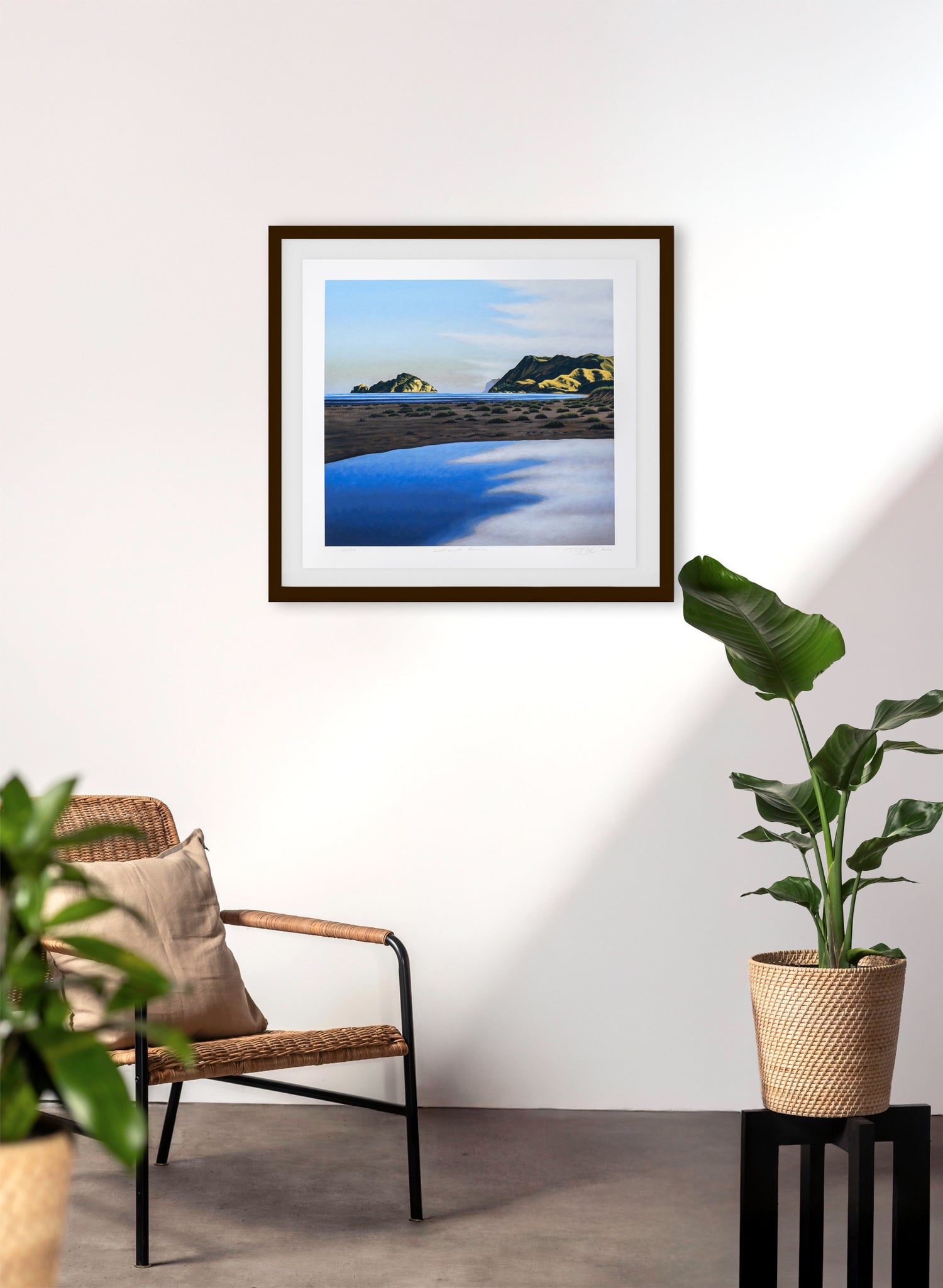 Last Light, Anaura Bay - Giclée Print