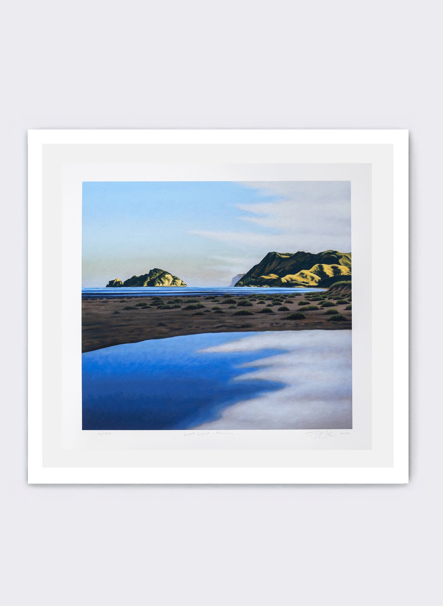 Last Light, Anaura Bay - Giclée Print