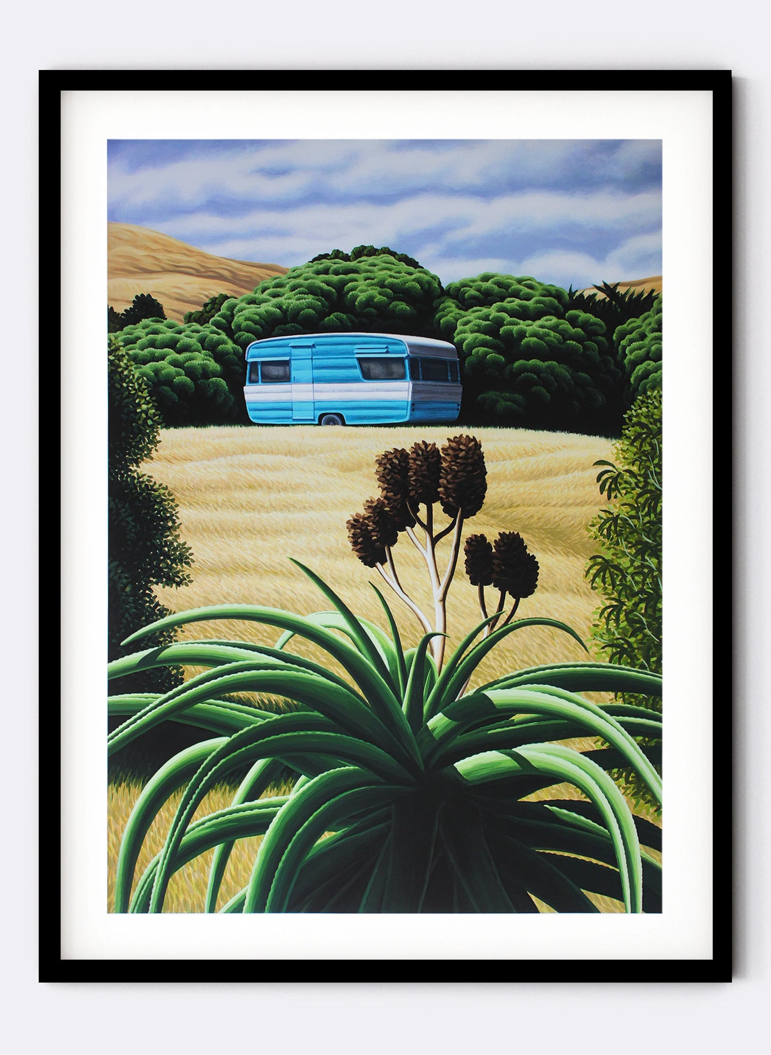 Wainui Caravan - Giclée Print