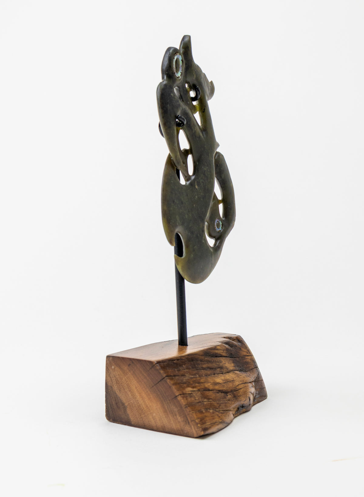 Manaia Pounamu on a Stand