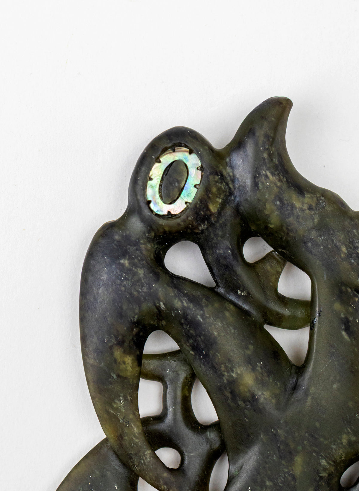 Manaia Pounamu on a Stand