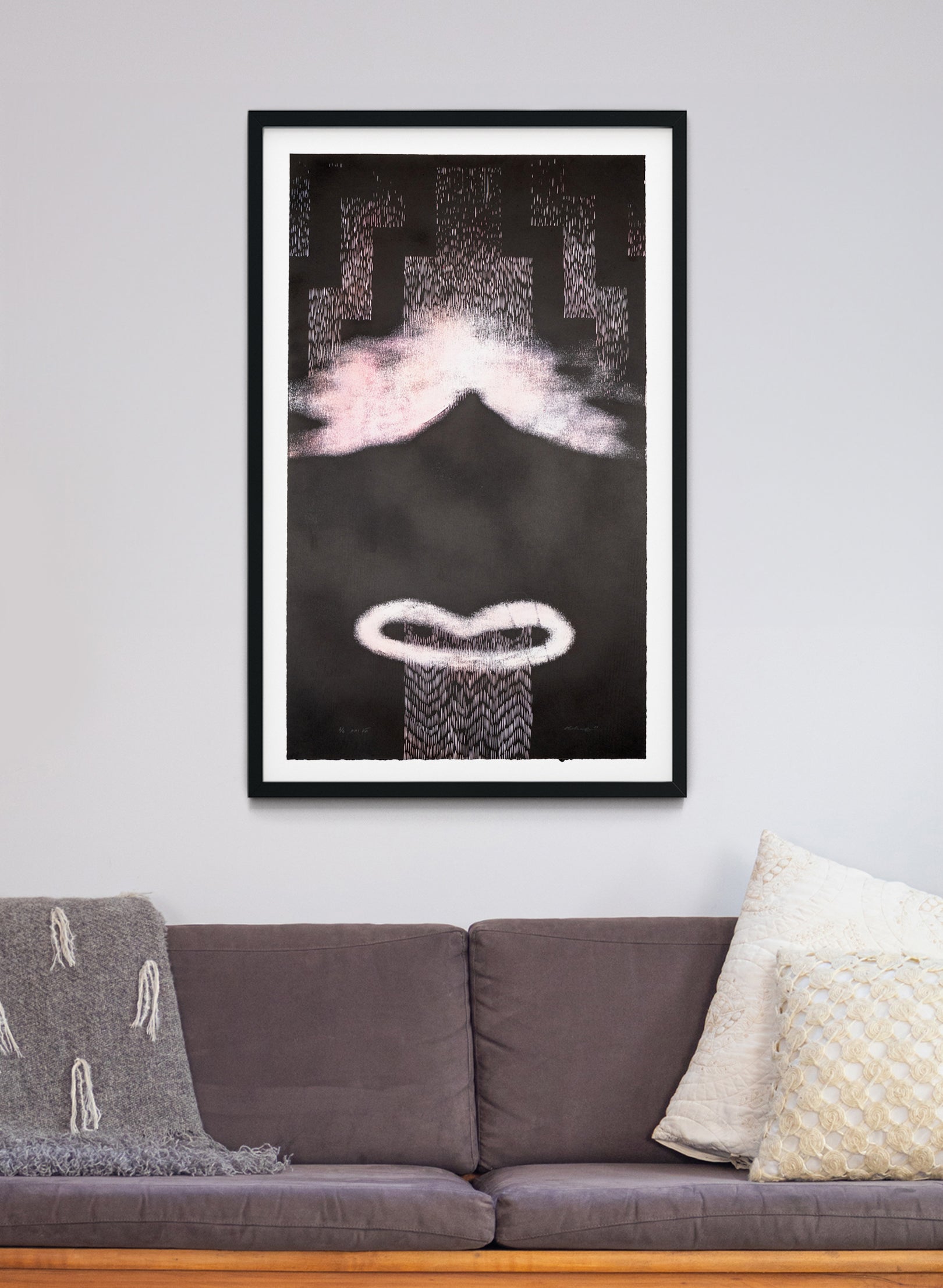 Ahi Ka - Mixed Media Print