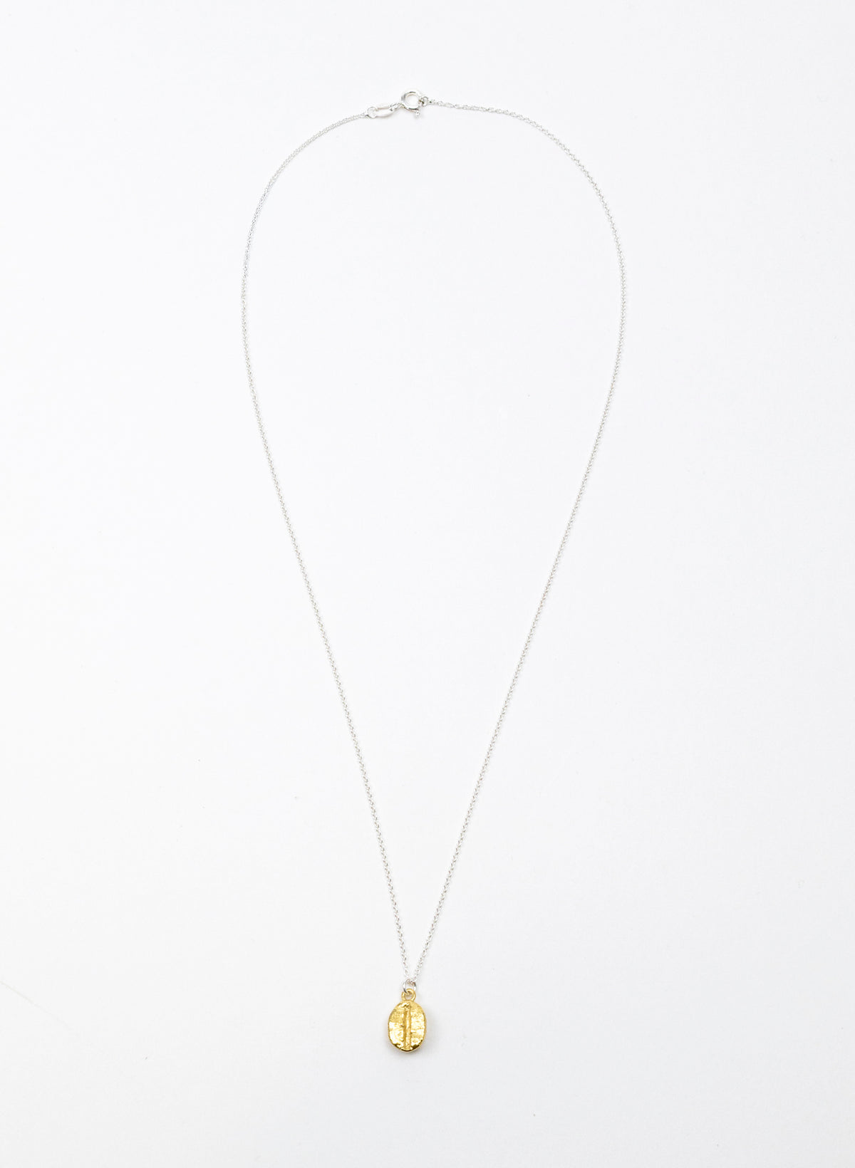 Gold Coffee Bean Necklace