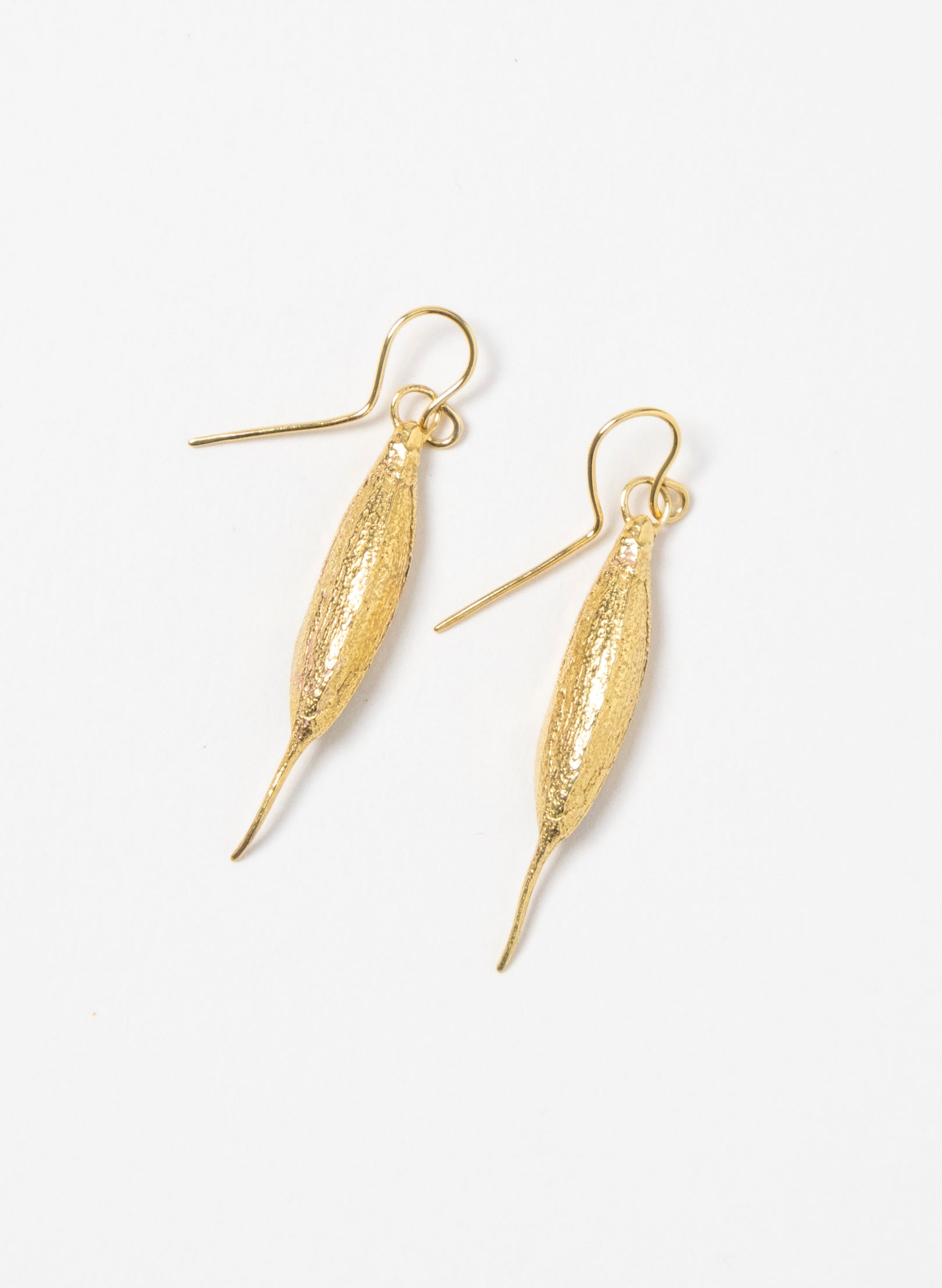 Rewarewa Earrings - Gold & Silver