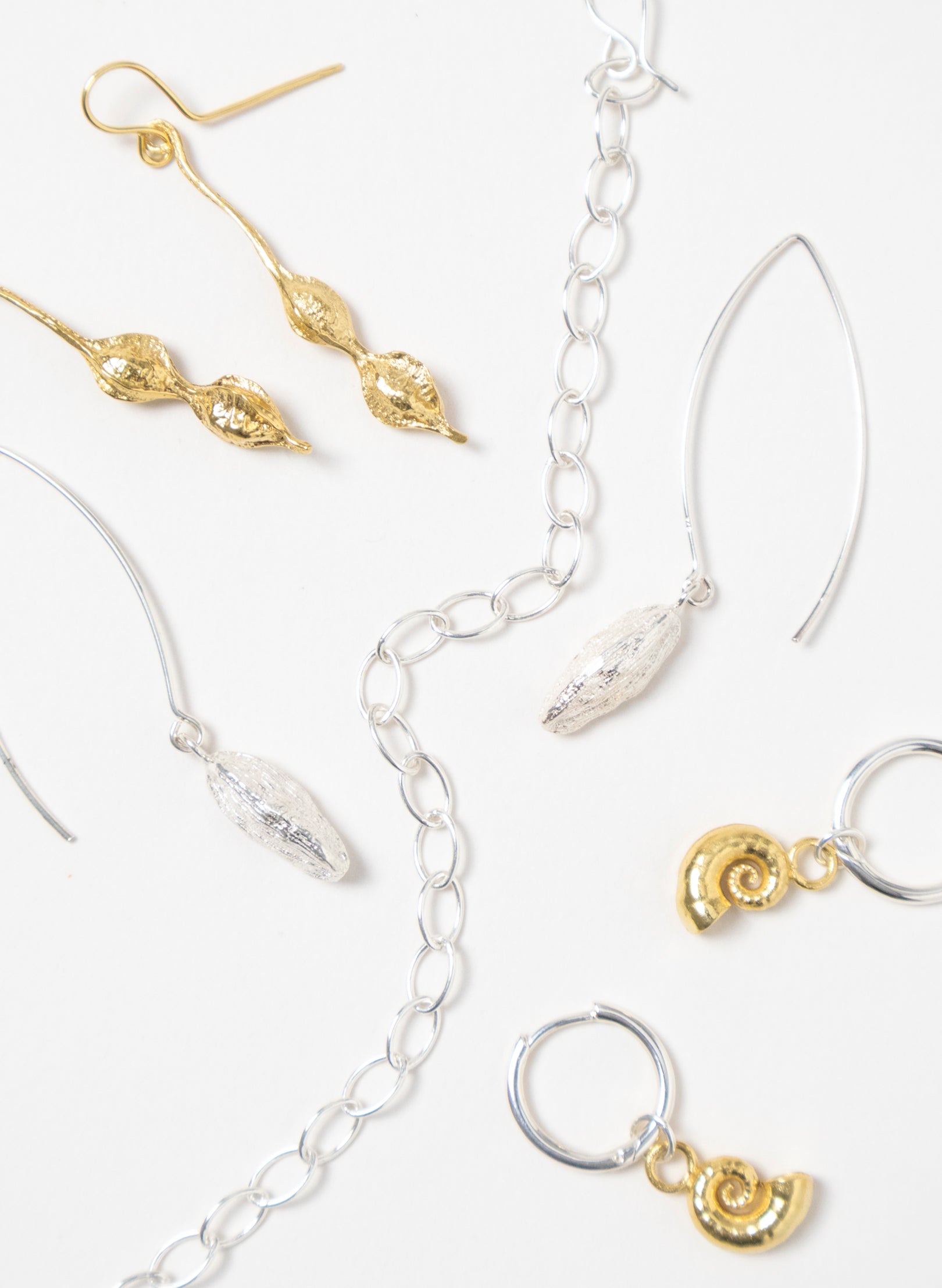 Cardamom Earrings - Silver