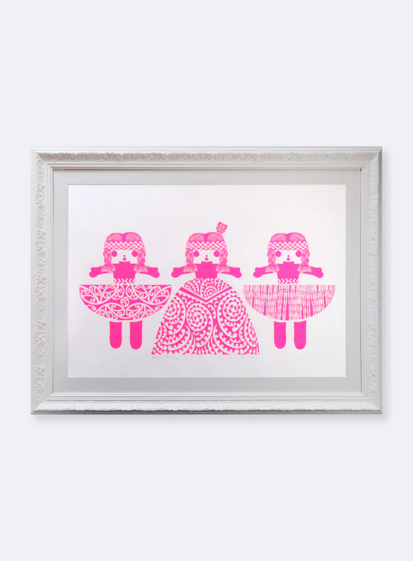 Aroha Nui | Pink - Screen Print