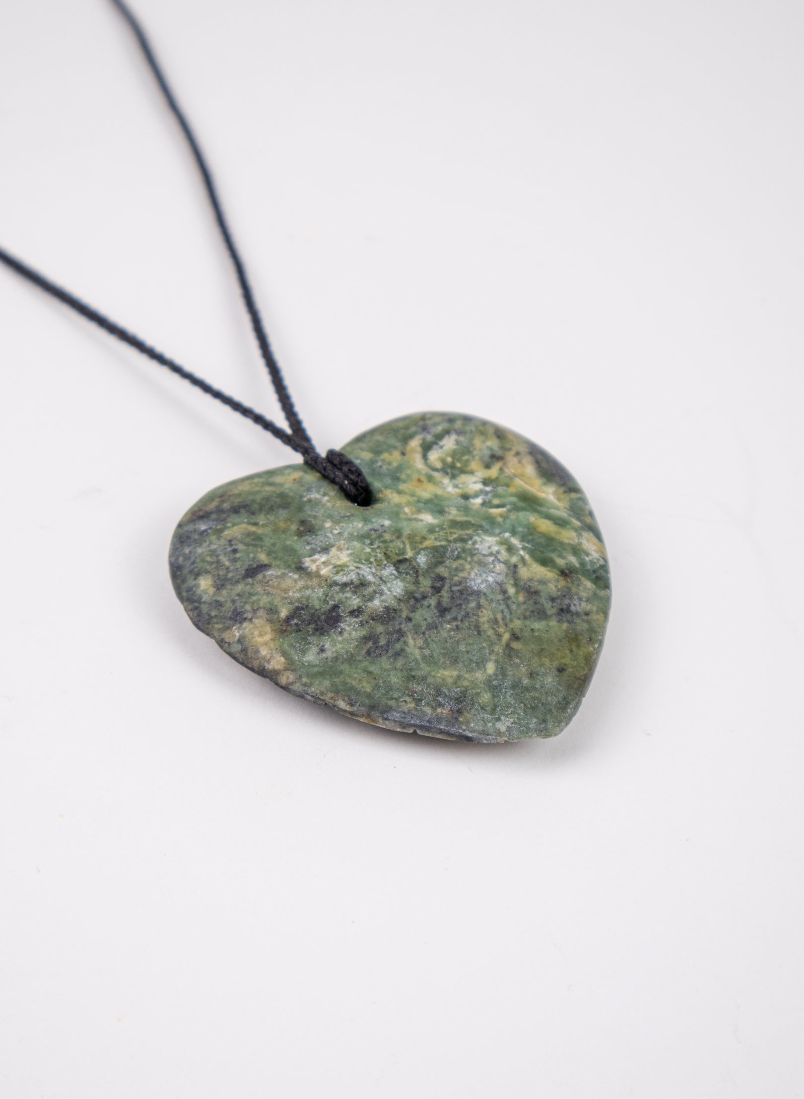 Pounamu Woven Heart Pendant